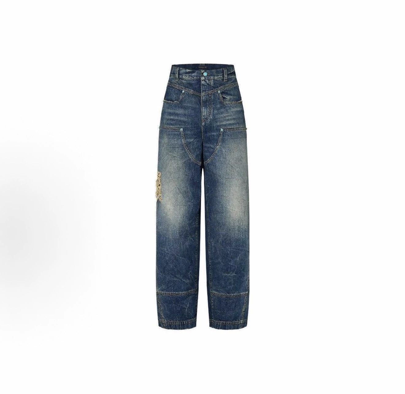 Louis Vuitton Louis Vuitton Distressed Denim Jeans Size 32 Size US 32 / EU 48 - 2 Thumbnail
