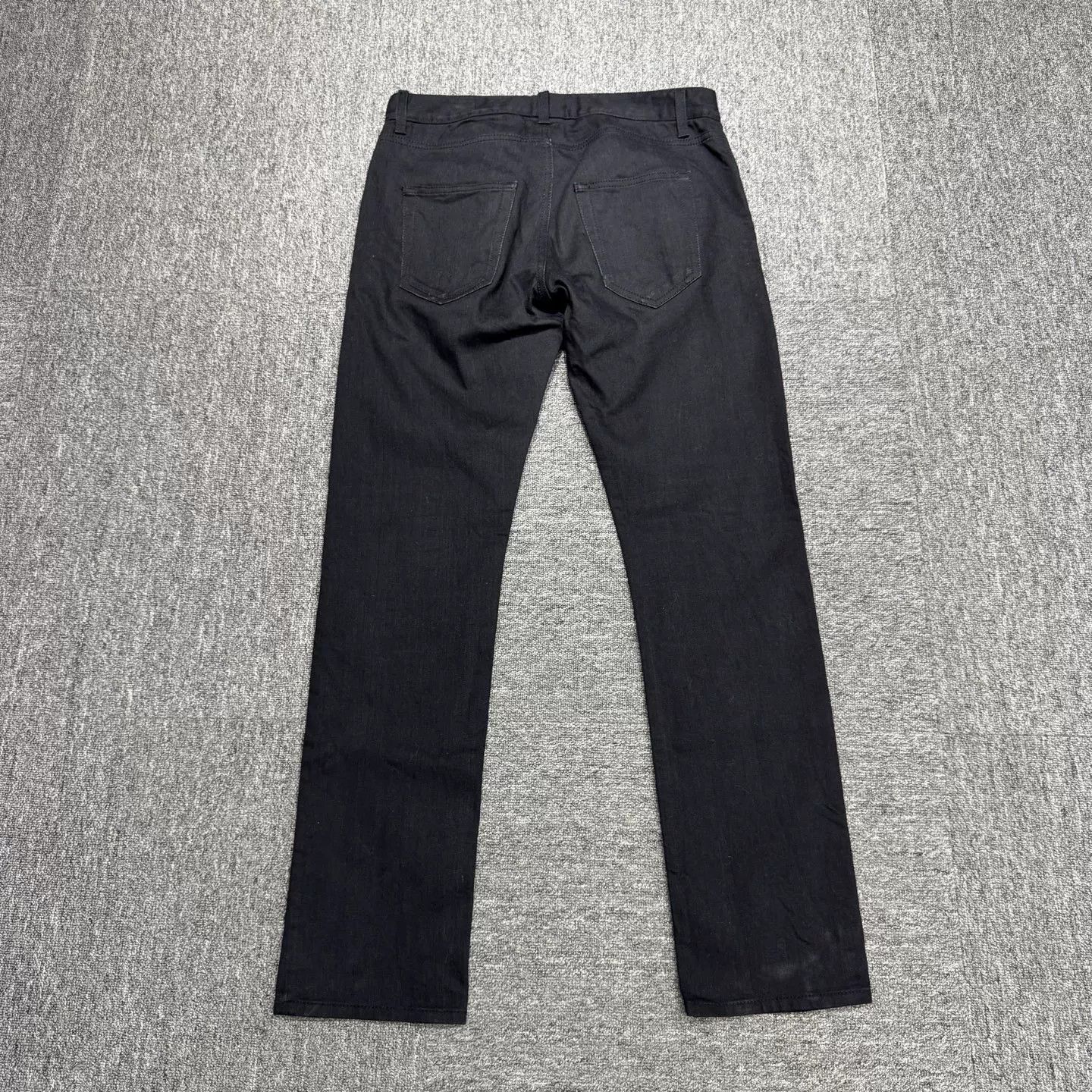 Saint Laurent Paris Saint Laurent Embroidered Logo Jeans Size 31 Size US 31 - 7 Thumbnail