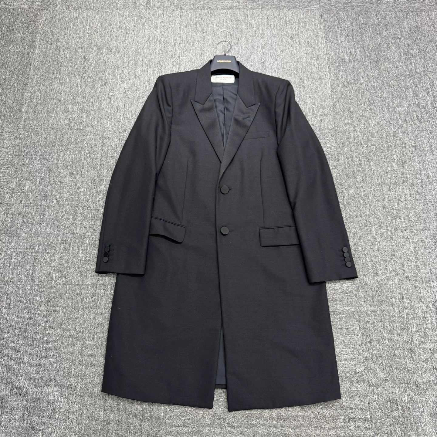 Saint Laurent Paris Saint Laurent Wool Mohair Coat Size 52 Size US L / EU 52-54 / 3 - 2 Thumbnail