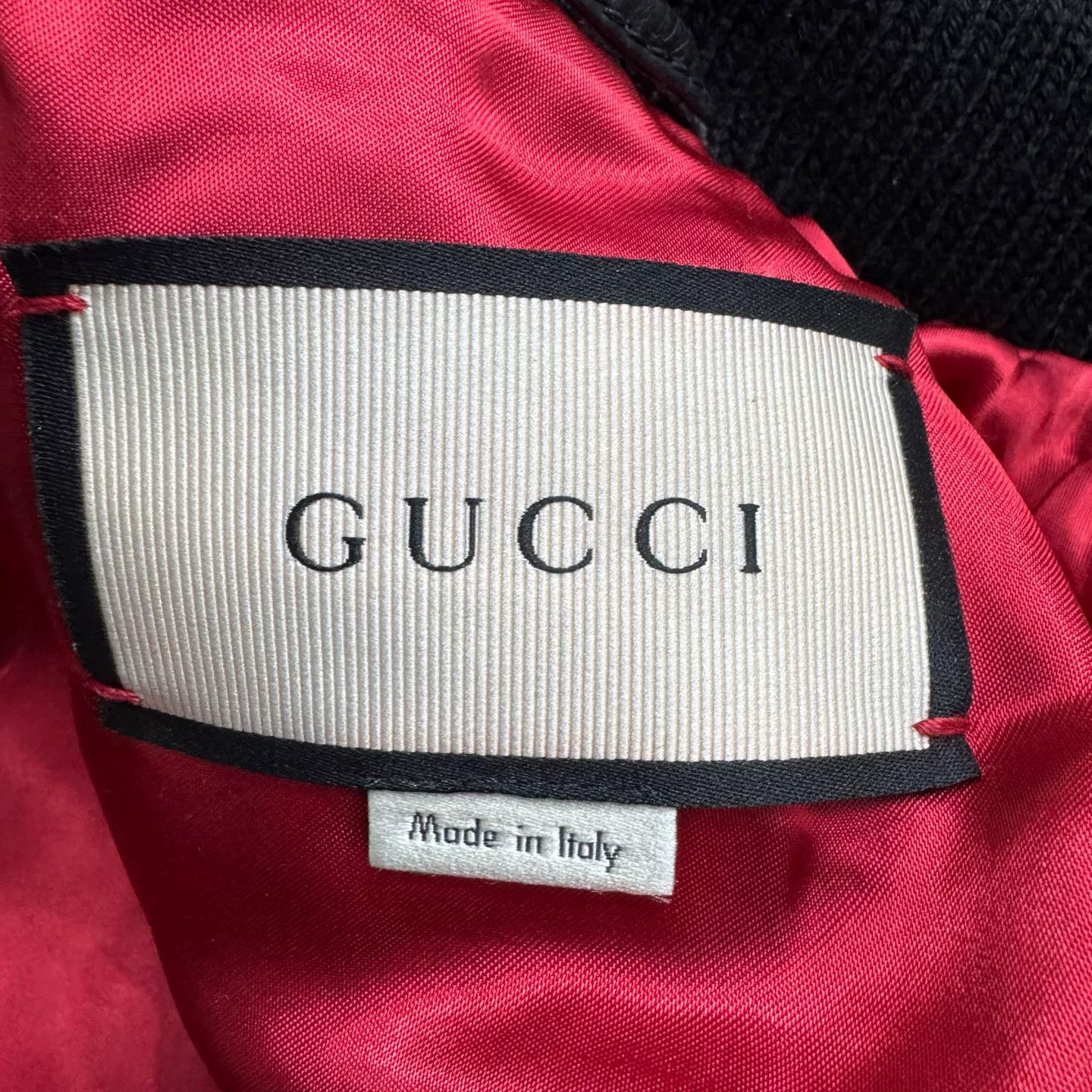 Gucci Gucci Tiger Embroidered Leather Jacket Size 48 Size US M / EU 48-50 / 2 - 3 Thumbnail