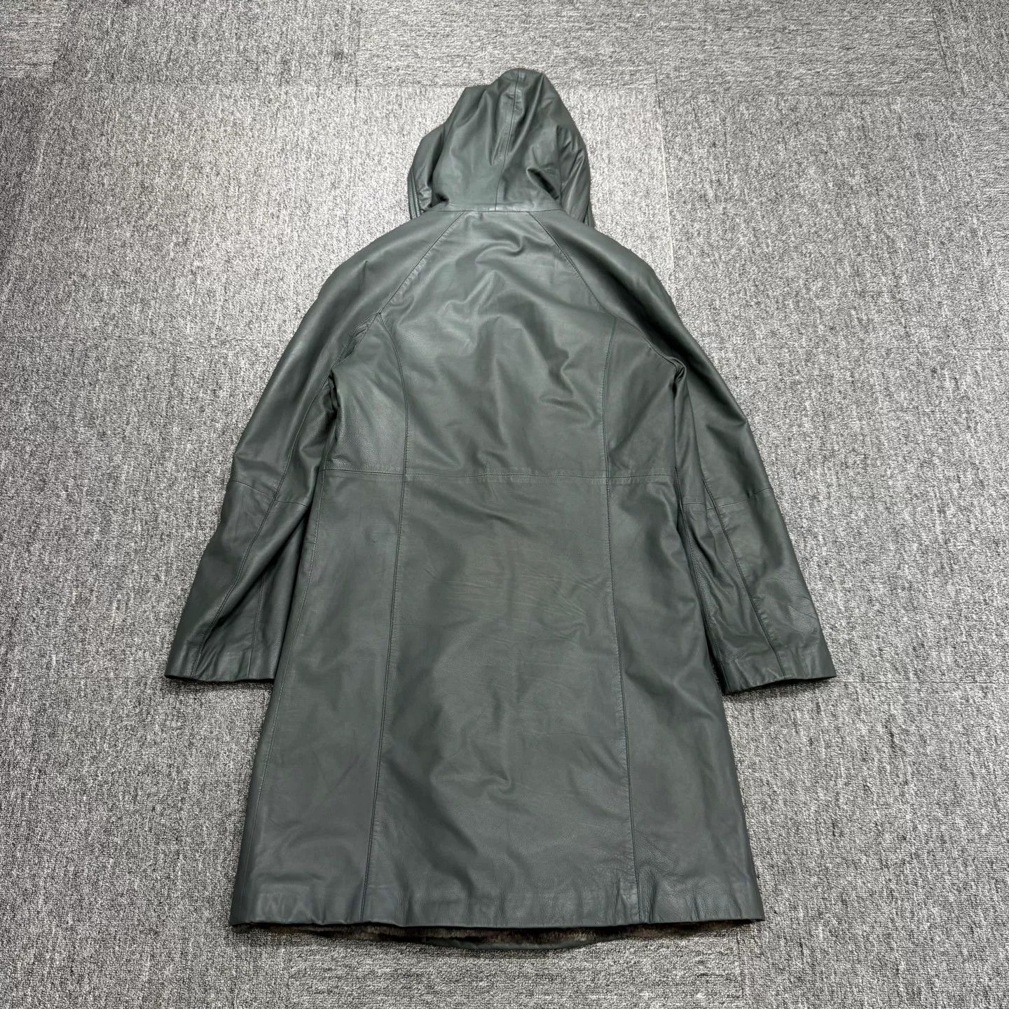 Giorgio Armani Giorgio Armani Rabbit Fur Lined Leather Coat Size M Size US M / EU 48-50 / 2 - 6 Thumbnail