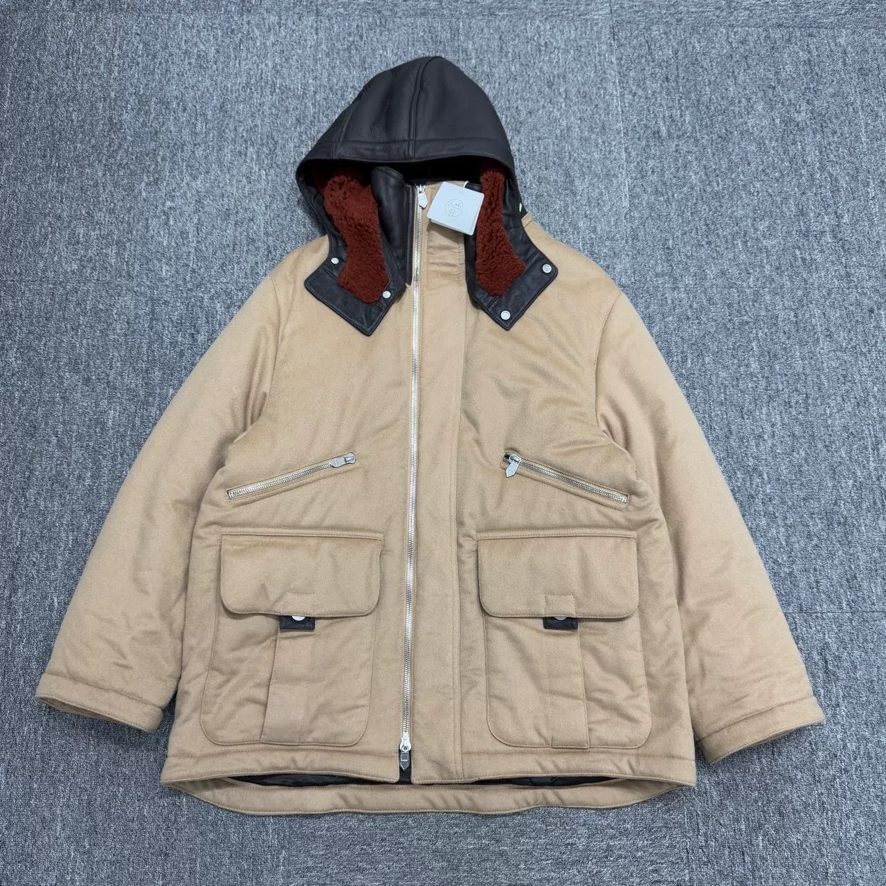 Hermes Hermes Cashmere Padded Jacket Size L Size US L / EU 52-54 / 3 - 2 Thumbnail