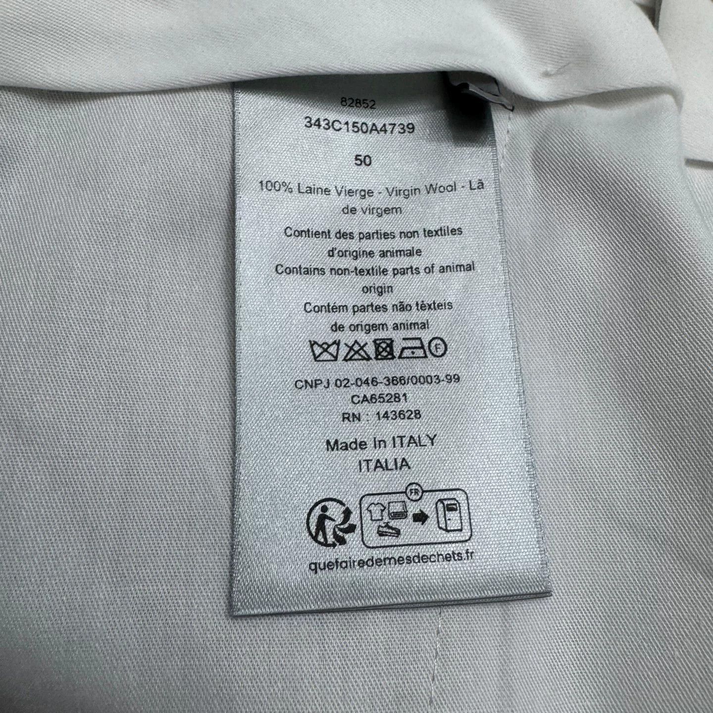 Dior Dior Virgin Wool Casual Pants Size 50 Size US 34 / EU 50 - 4 Thumbnail