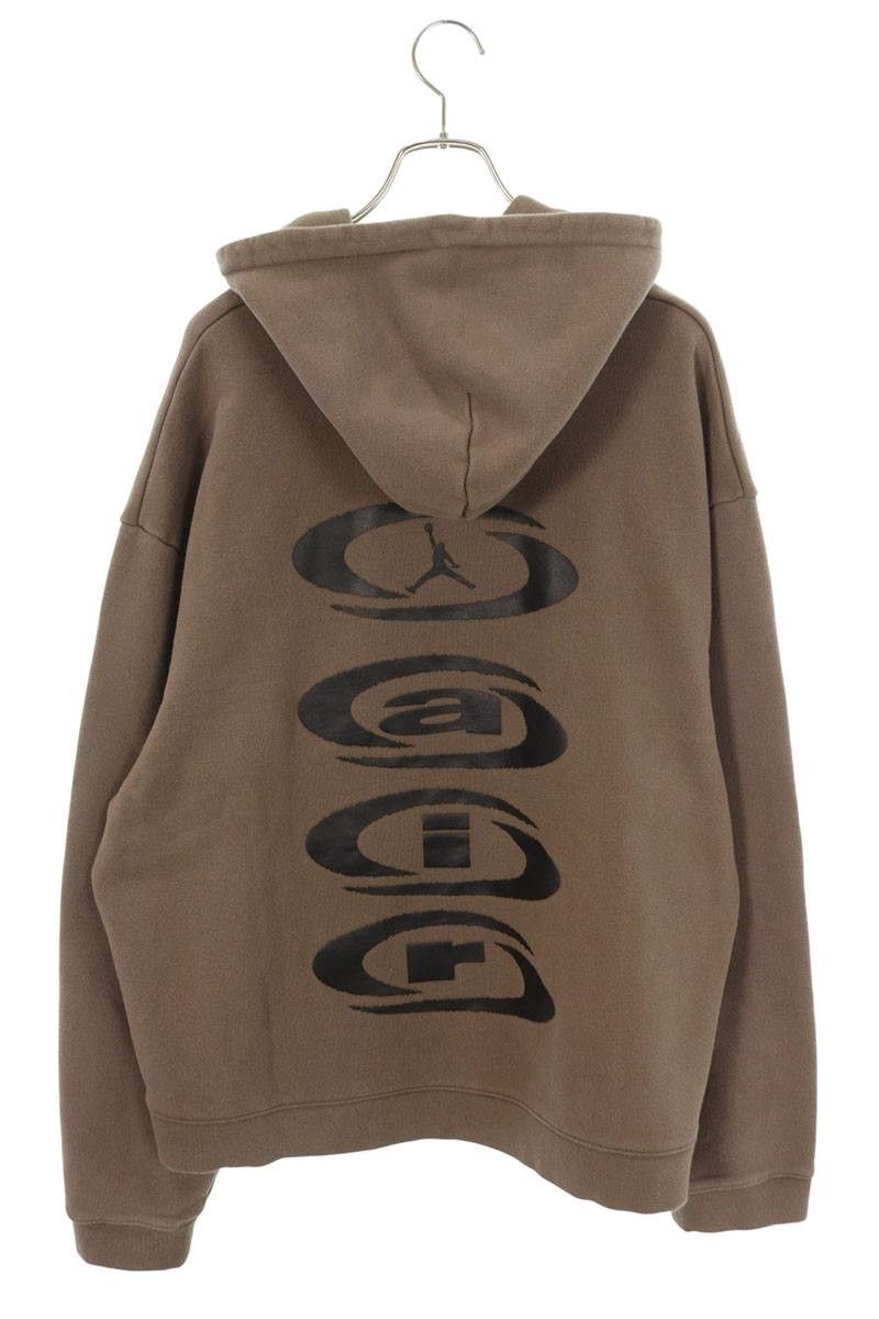 Nike Nike Logo Print Pullover Hoodie Brown Size L Size US L / EU 52-54 / 3 - 2 Thumbnail