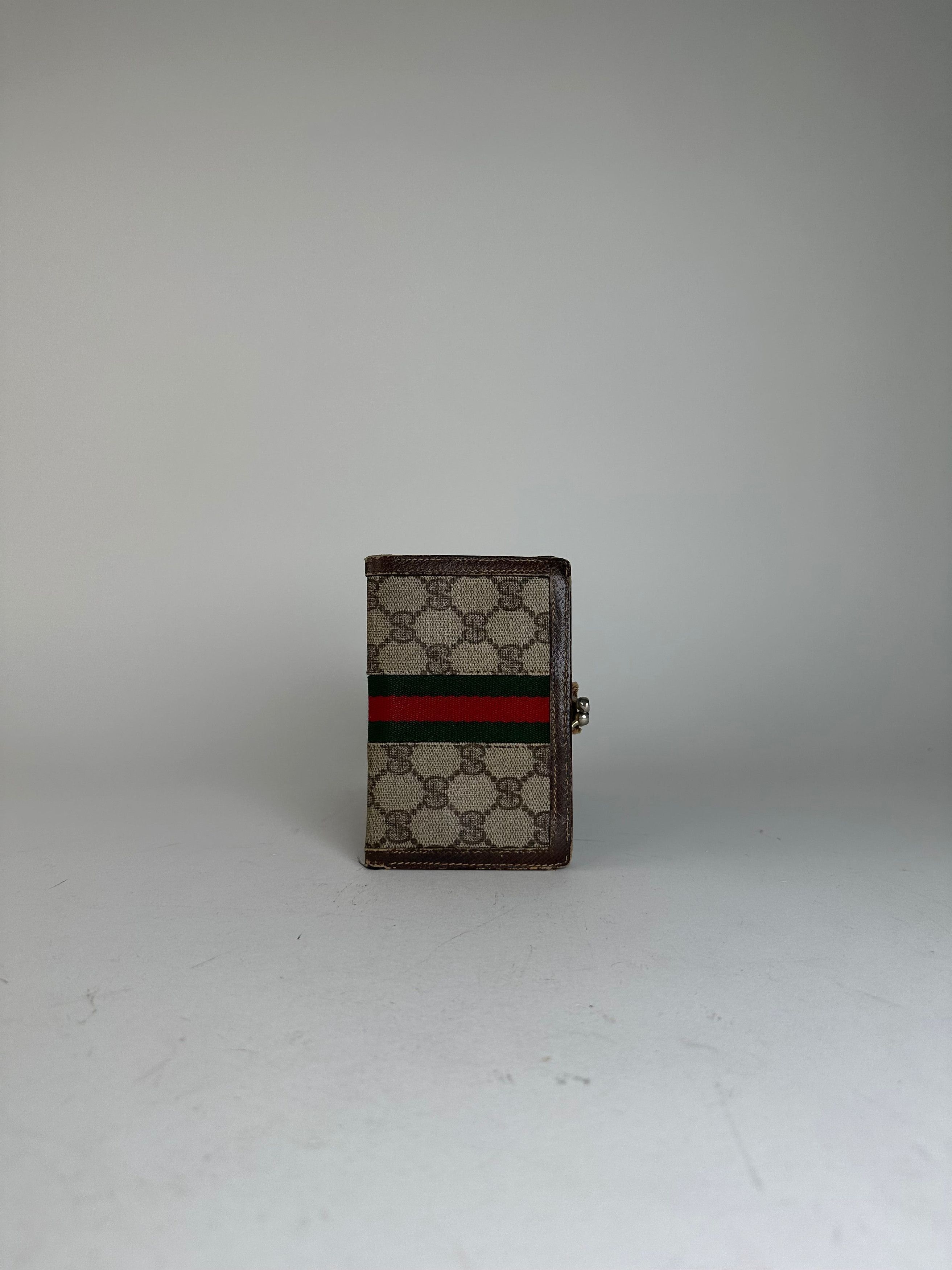 Gucci Vintage GG Monogram Canvas Wallet Brown Size ONE SIZE - 11 Thumbnail