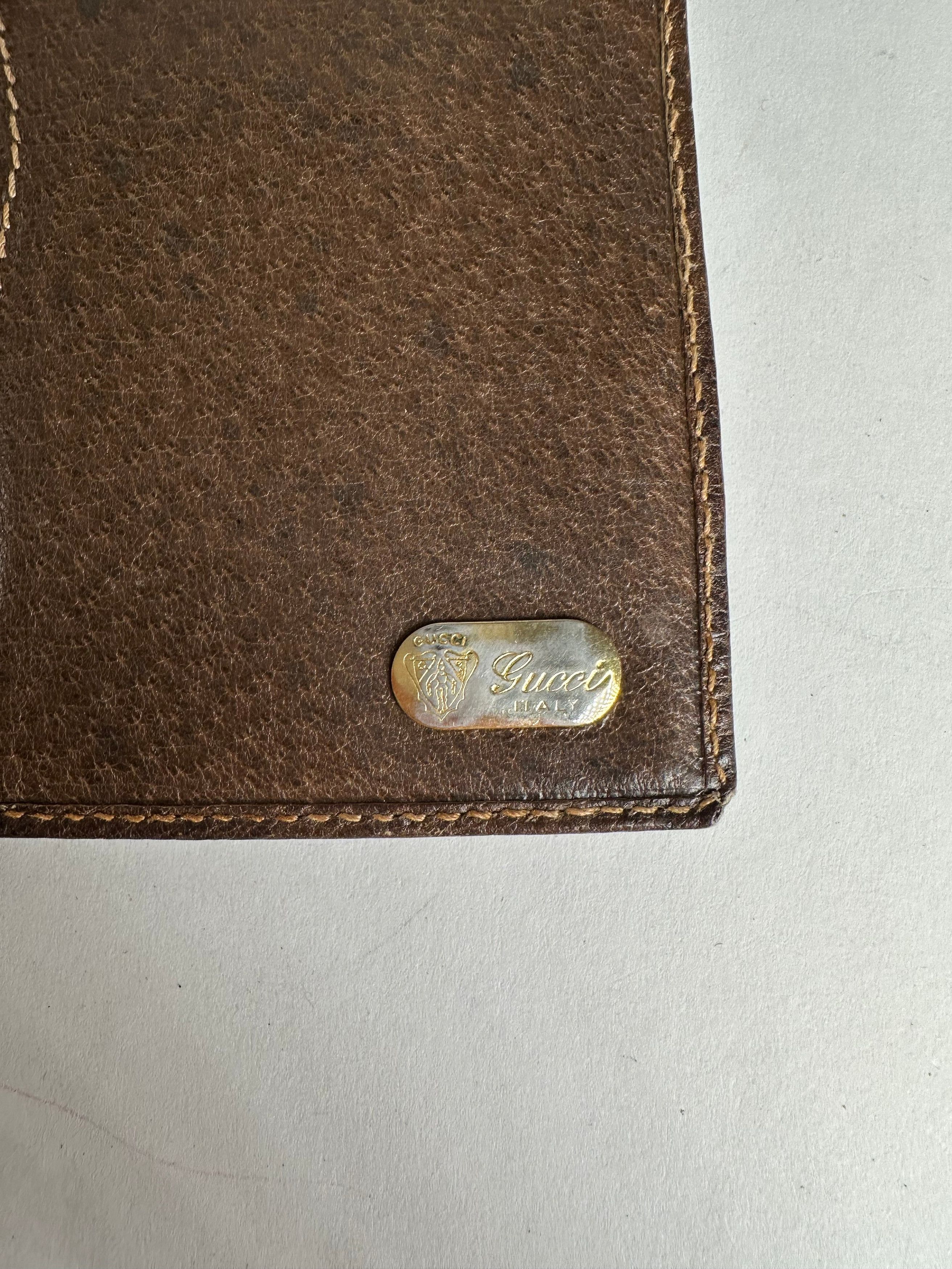 Gucci Vintage GG Monogram Canvas Wallet Brown Size ONE SIZE - 5 Thumbnail