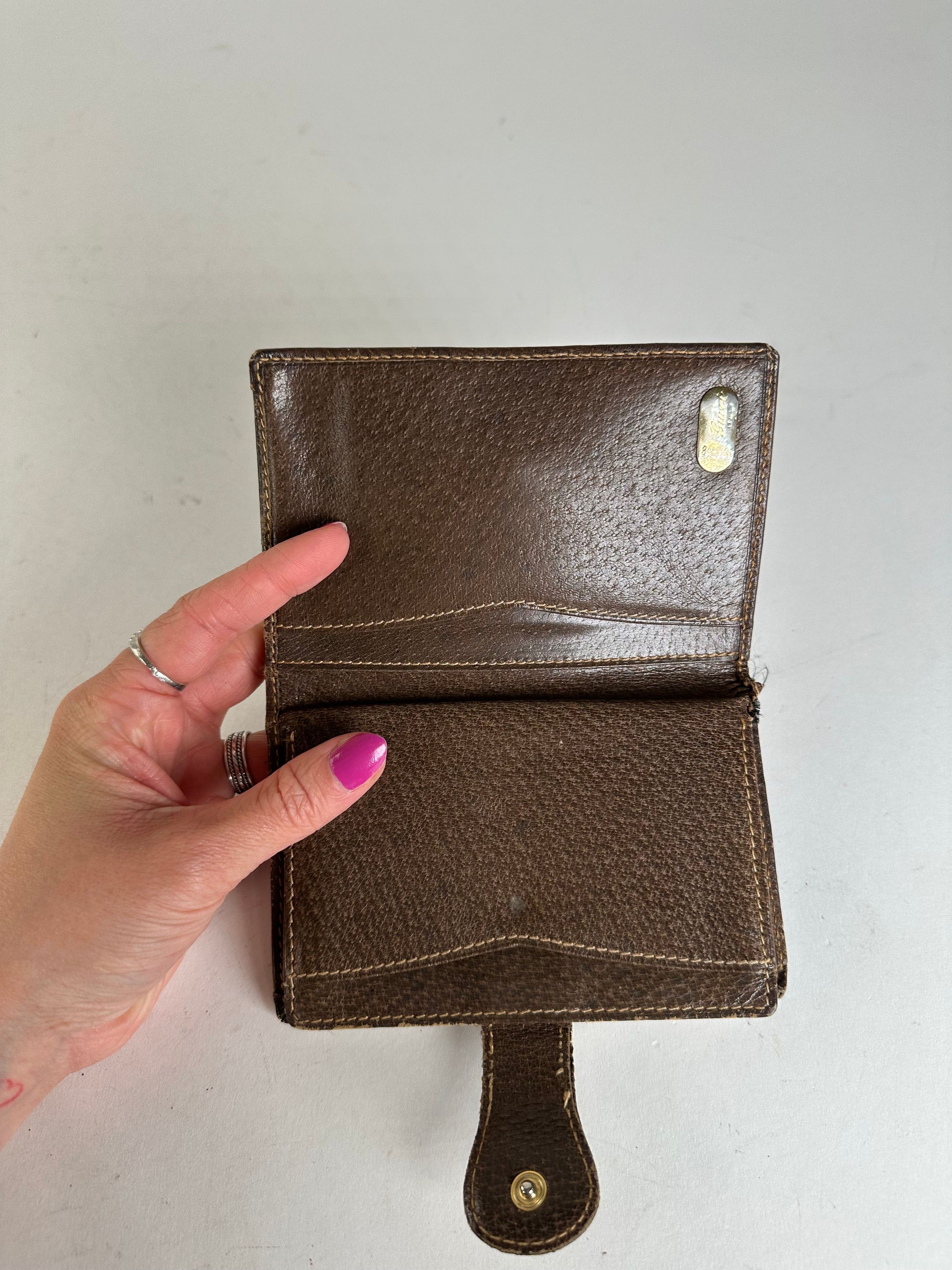 Gucci Vintage GG Monogram Canvas Wallet Brown Size ONE SIZE - 4 Thumbnail