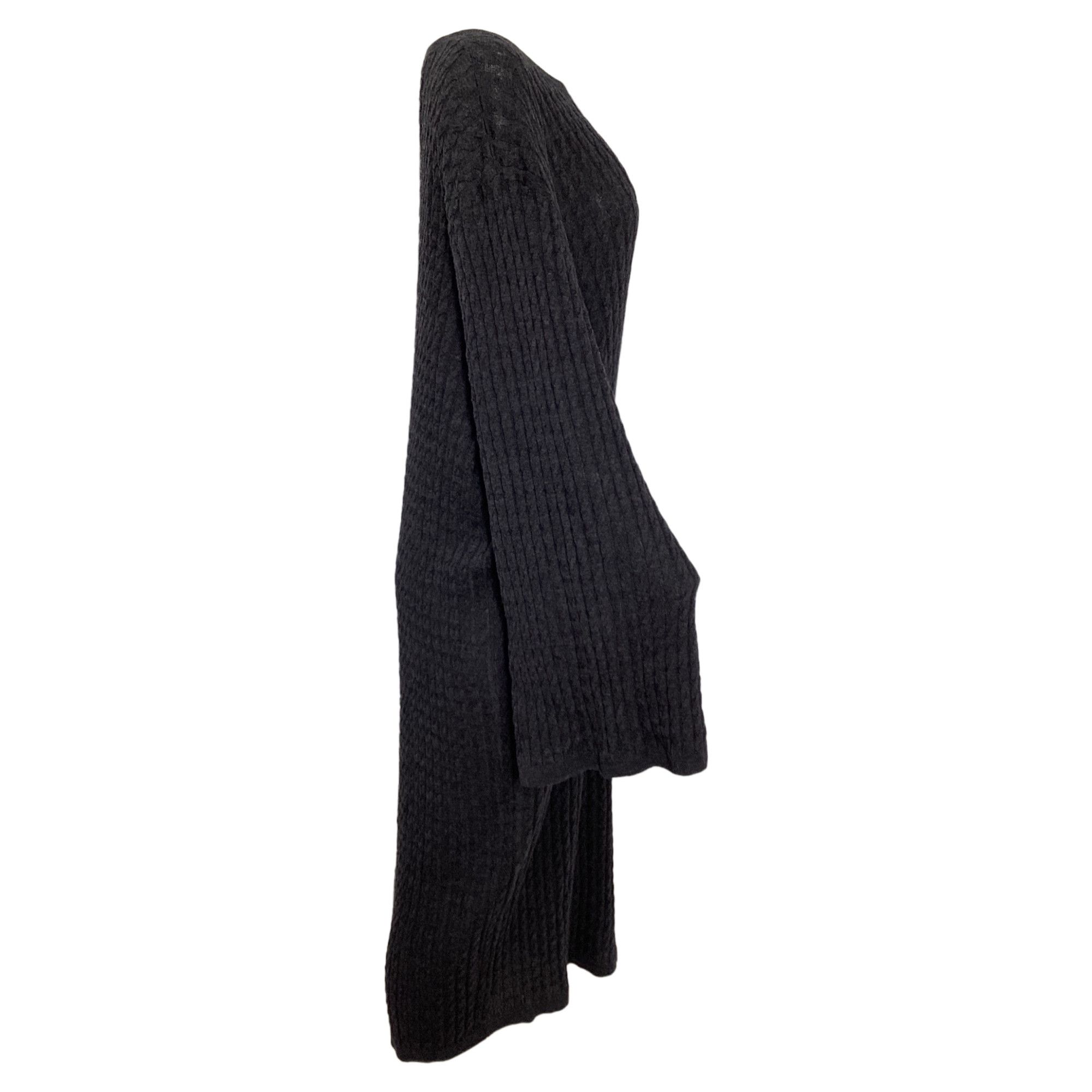 Toteme Totême Cable Knit Midi Dress in Grey Wool Size XXS / US 00 / IT 34 - 2 Thumbnail