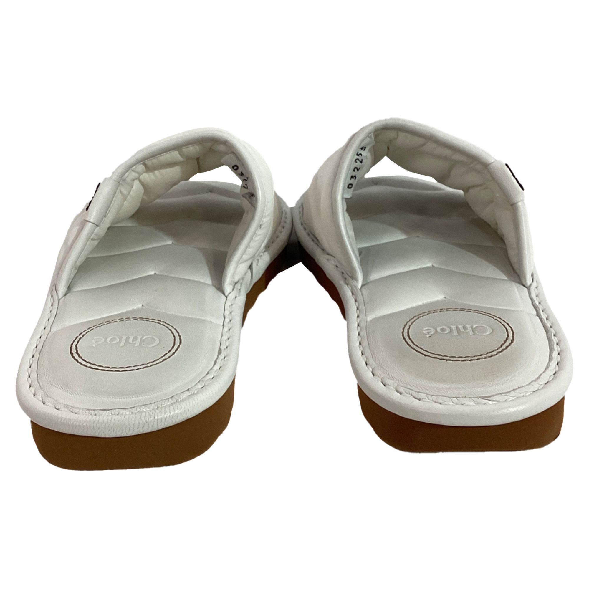Chloe Chloé Maxie Slip-on Flat Sandals in White Nylon Size US 6 / IT 36 - 4 Thumbnail