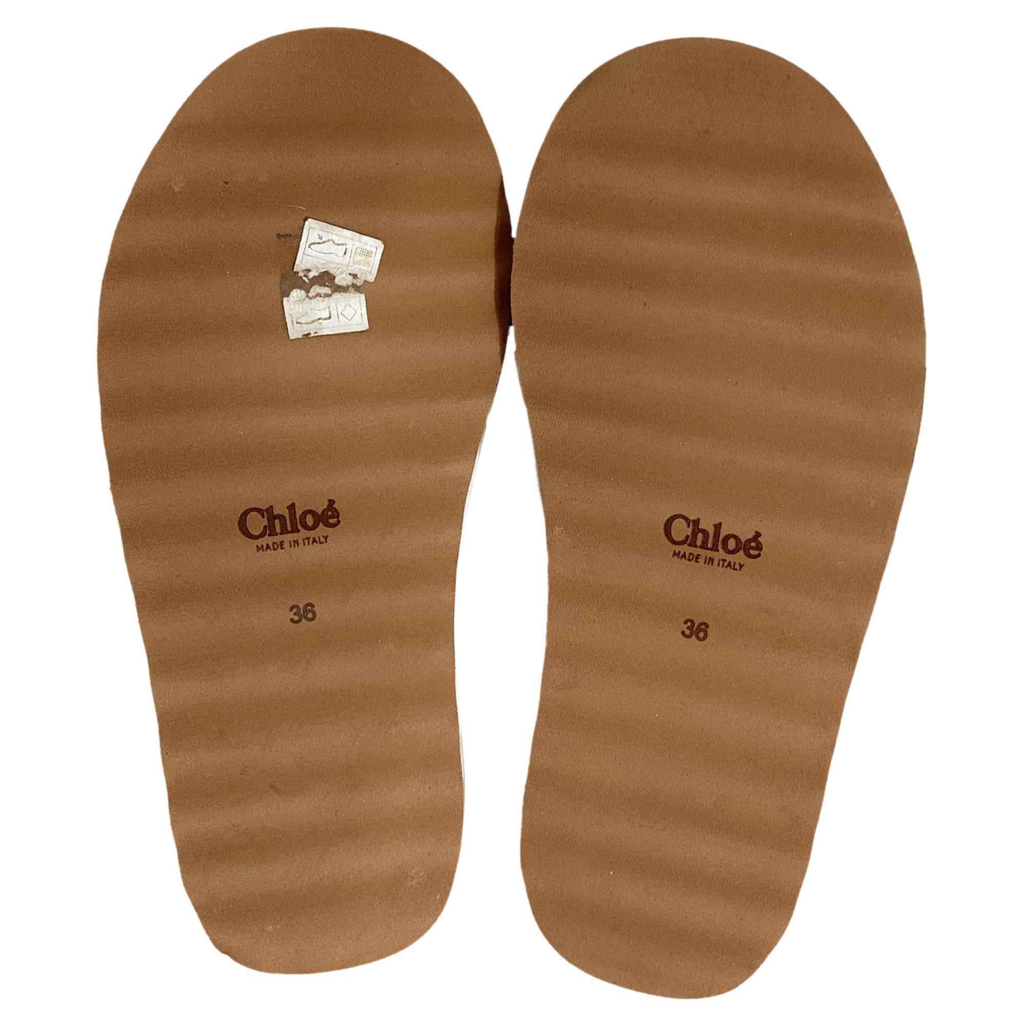 Chloe Chloé Maxie Slip-on Flat Sandals in White Nylon Size US 6 / IT 36 - 6 Thumbnail