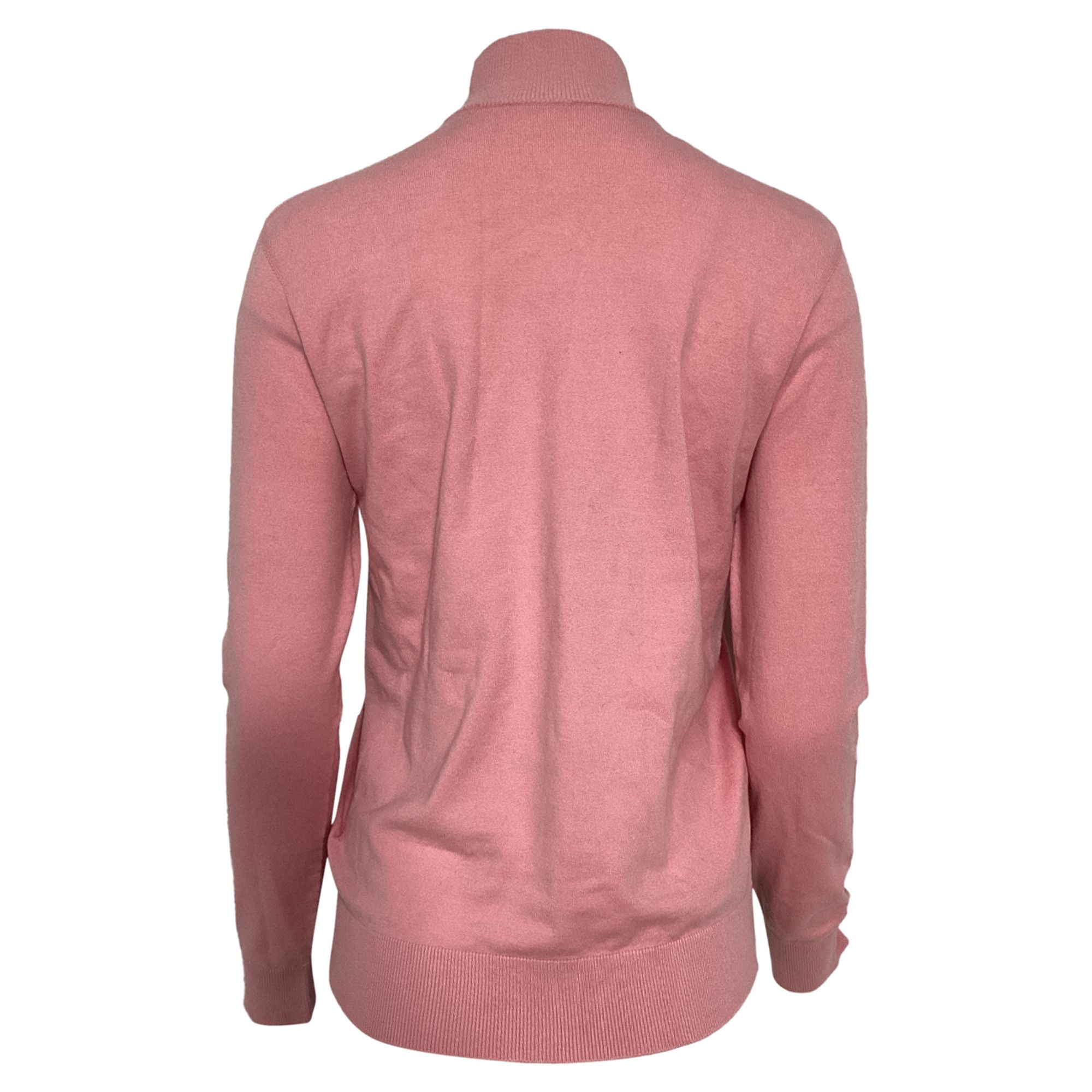 Frankie Shop The Frankie Shop Turtleneck Sweater in Pink Cotton Size XS / US 0-2 / IT 36-38 - 3 Thumbnail