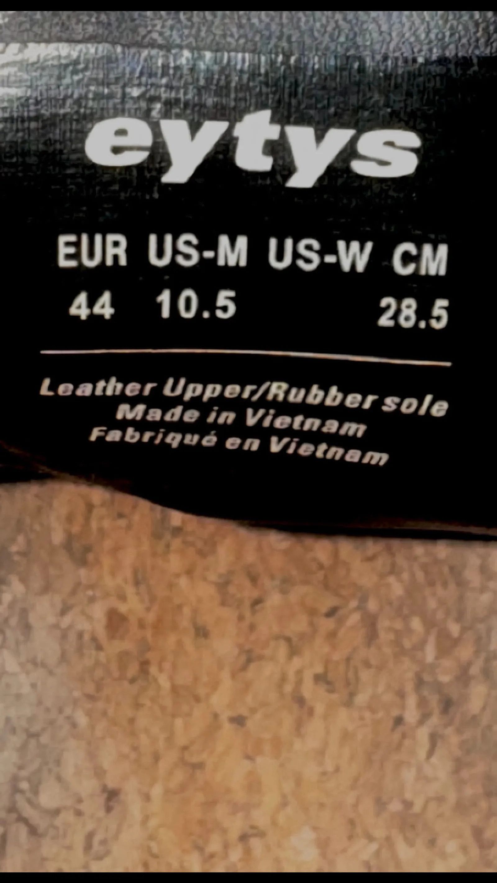 Eytys Eytys Mother Leather Ink Sneakers Size US 12 / EU 45 - 4 Thumbnail