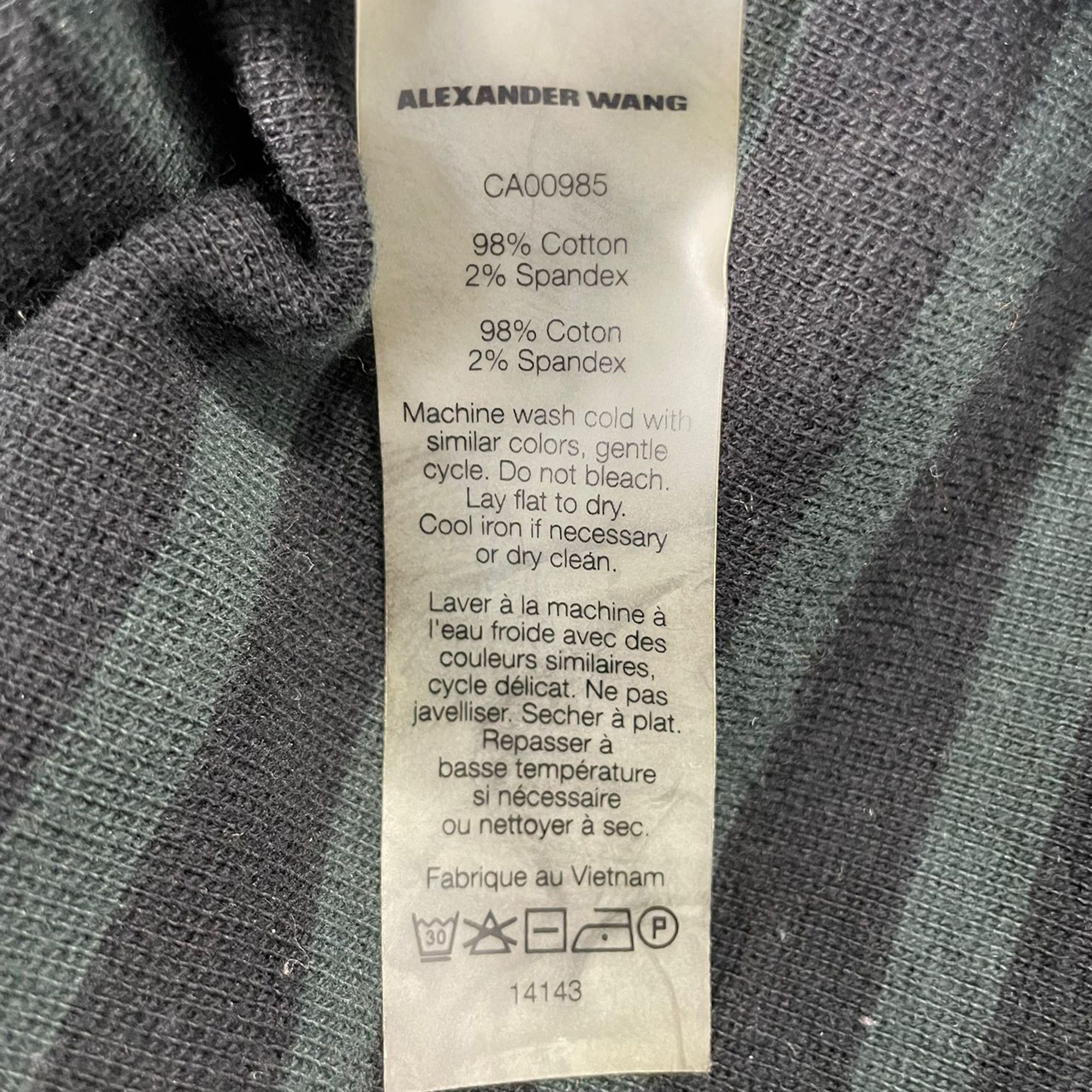 Alexander Wang T Alexander Wang Knitted Mini Short Sleeve Dress in Multicol Size XS / US 0-2 / IT 36-38 - 6 Thumbnail