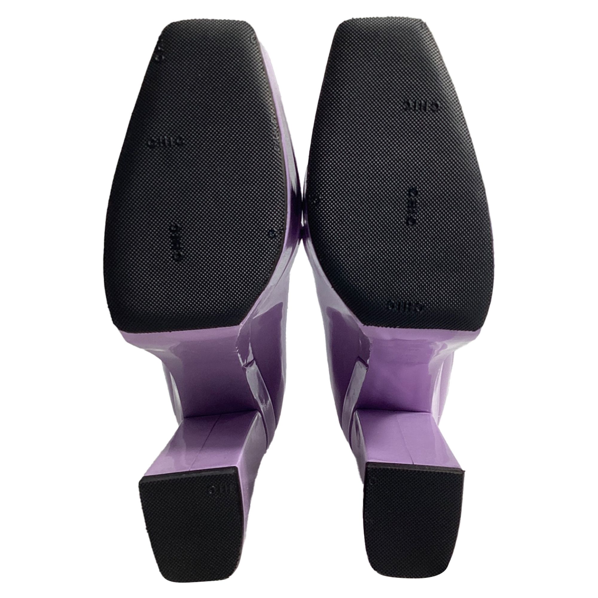 Jimmy Choo Jimmy Choo Diamond Tilda Platform Pumps in Purple Leather Size US 6 / IT 36 - 8 Thumbnail