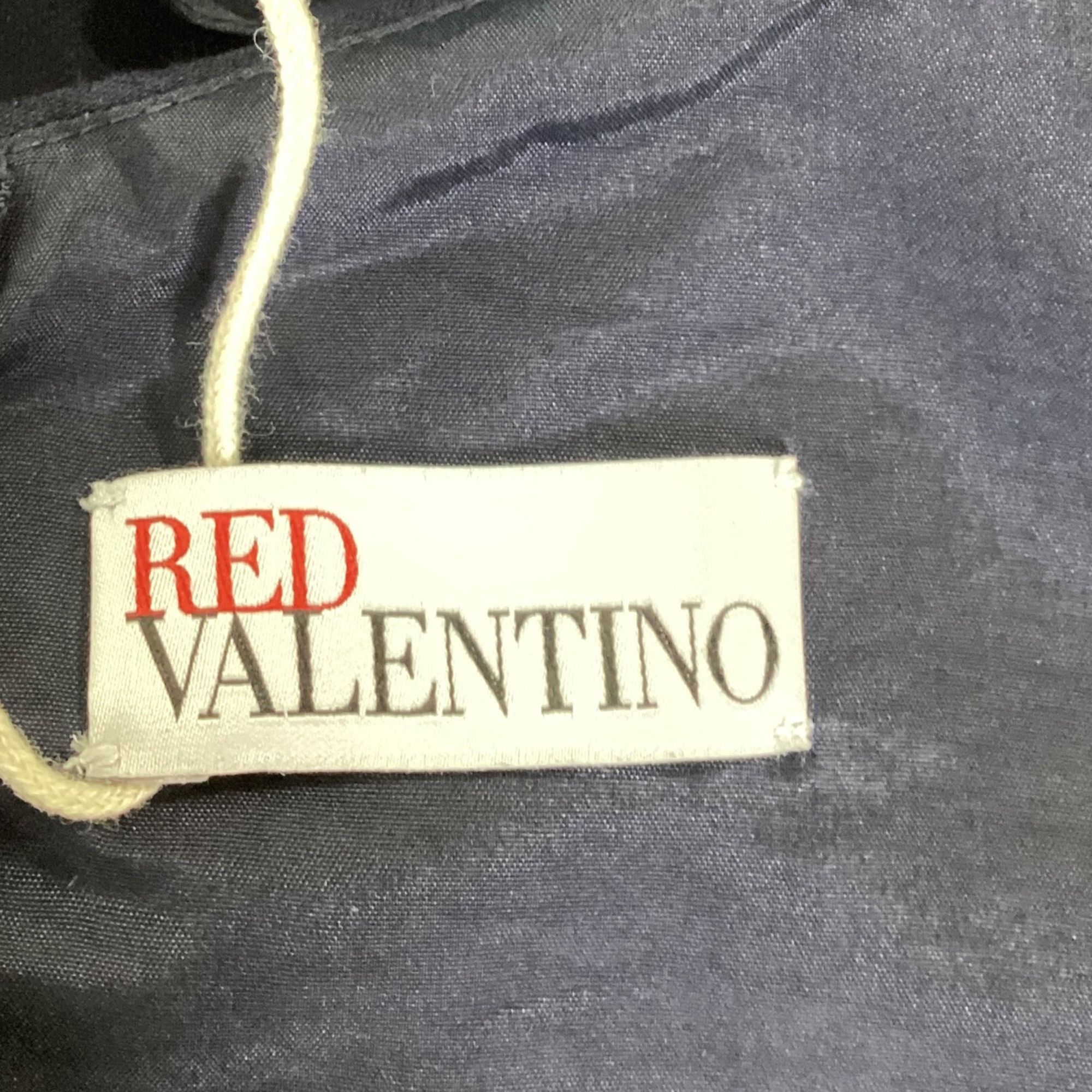 RED Valentino RED Valentino Sleeveless Dress w/ Pockets in Navy Blue Polye Size XS / US 0-2 / IT 36-38 - 5 Thumbnail
