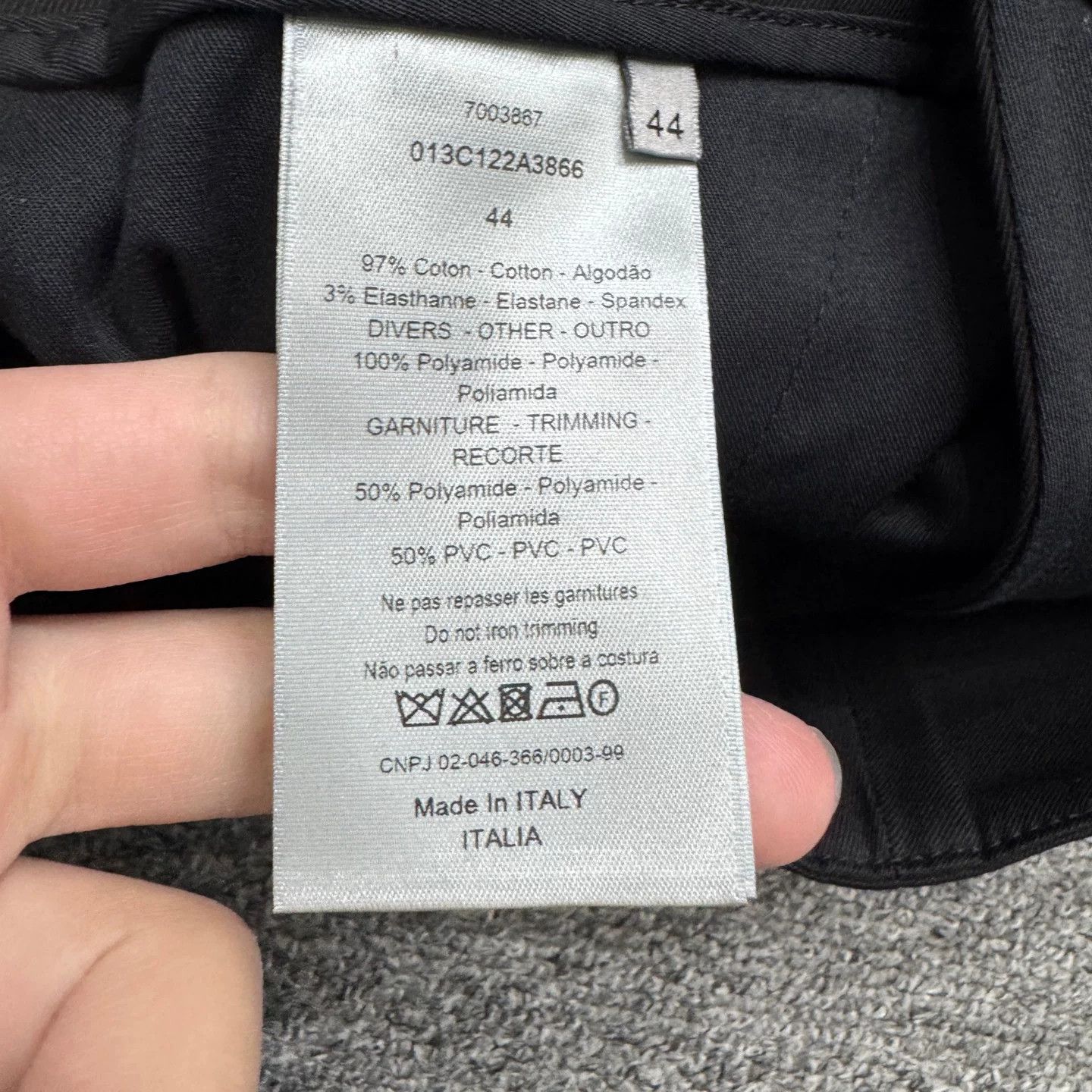 Dior Dior Cotton Cargo Pants Size 28 Size US 28 / EU 44 - 4 Thumbnail