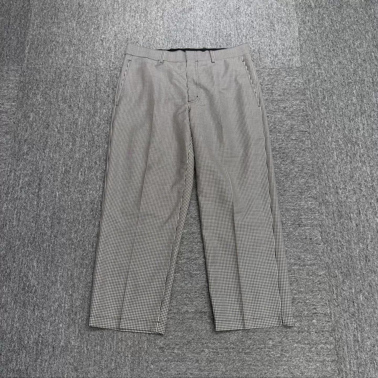 Dior Dior Checkered Wool Trousers Size 34 Size US 34 / EU 50 - 2 Thumbnail