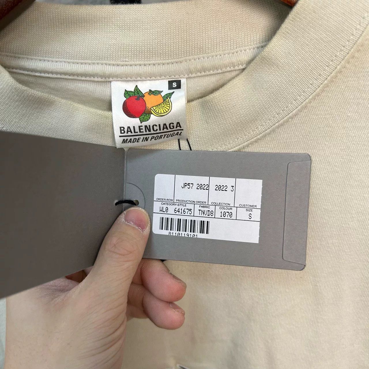 Balenciaga Balenciaga 3XL Embroidered T-Shirt Size S Size US S / EU 44-46 / 1 - 4 Thumbnail
