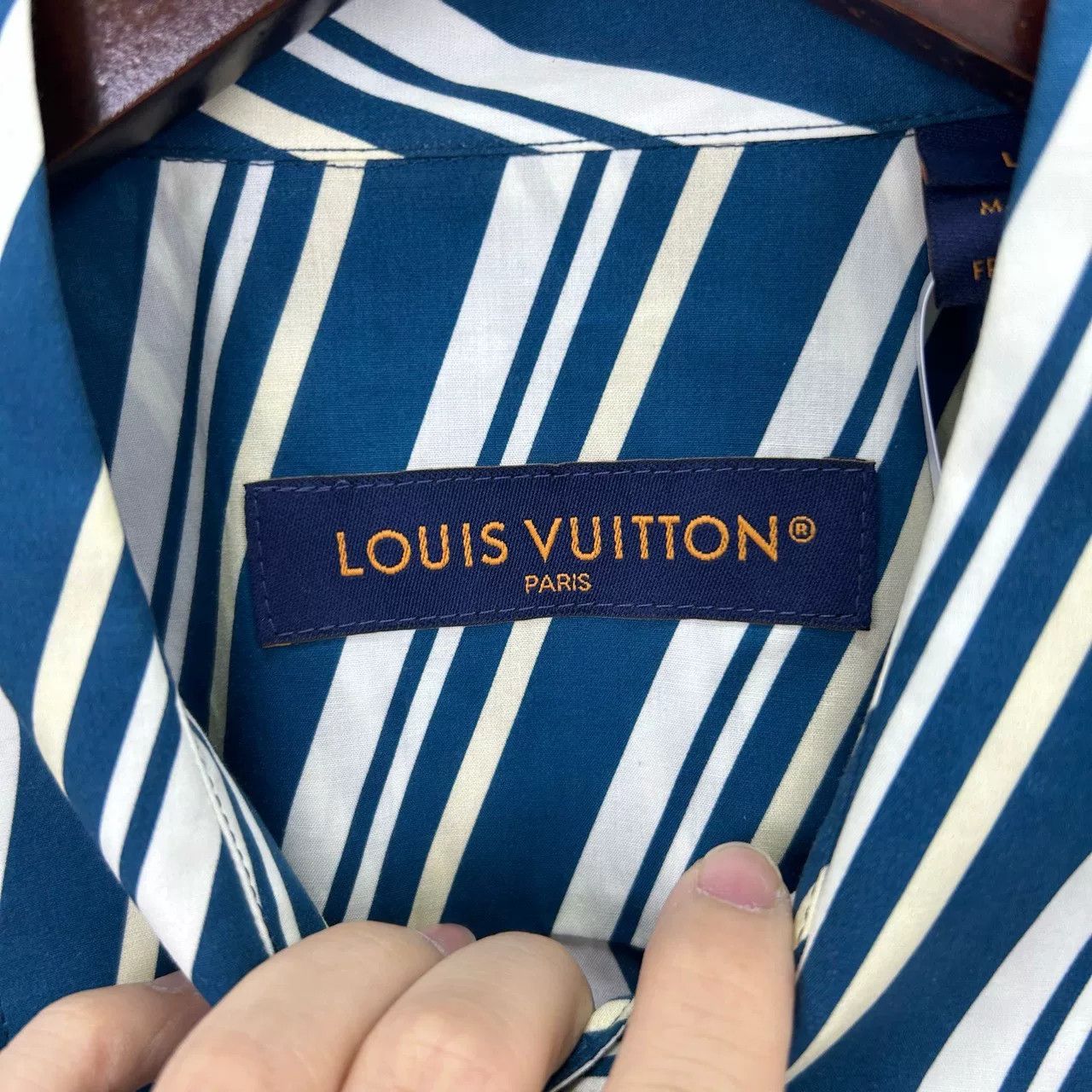 Louis Vuitton Louis Vuitton Striped Shirt Size L Size US L / EU 52-54 / 3 - 4 Thumbnail