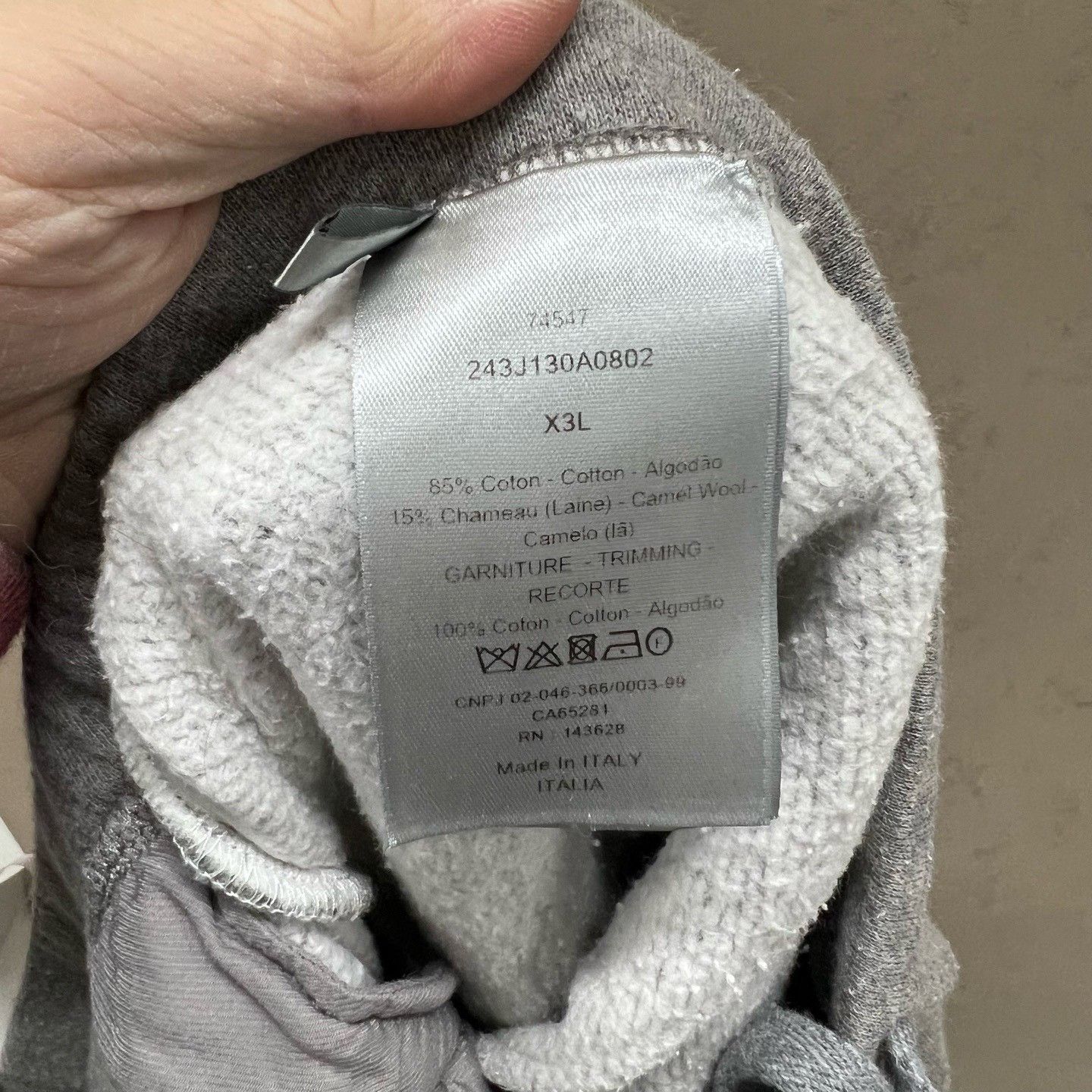 Dior Dior Wool Knit Sweatpants Gray Size 36 Size US 36 / EU 52 - 6 Thumbnail