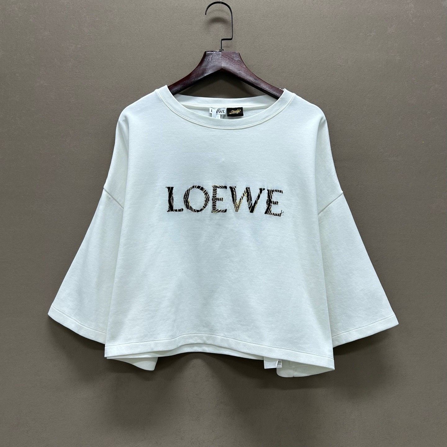 Loewe Loewe Paula's Ibiza Embroidered Logo Crop Top Size M Size M / US 6-8 / IT 42-44 - 2 Thumbnail