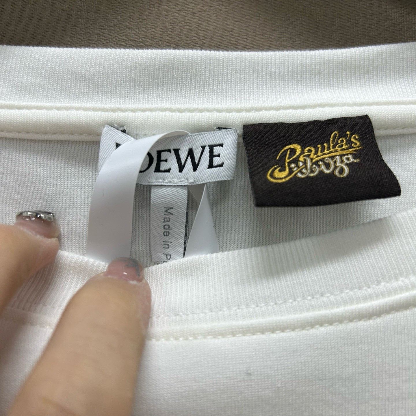Loewe Loewe Paula's Ibiza Embroidered Logo Crop Top Size M Size M / US 6-8 / IT 42-44 - 4 Thumbnail