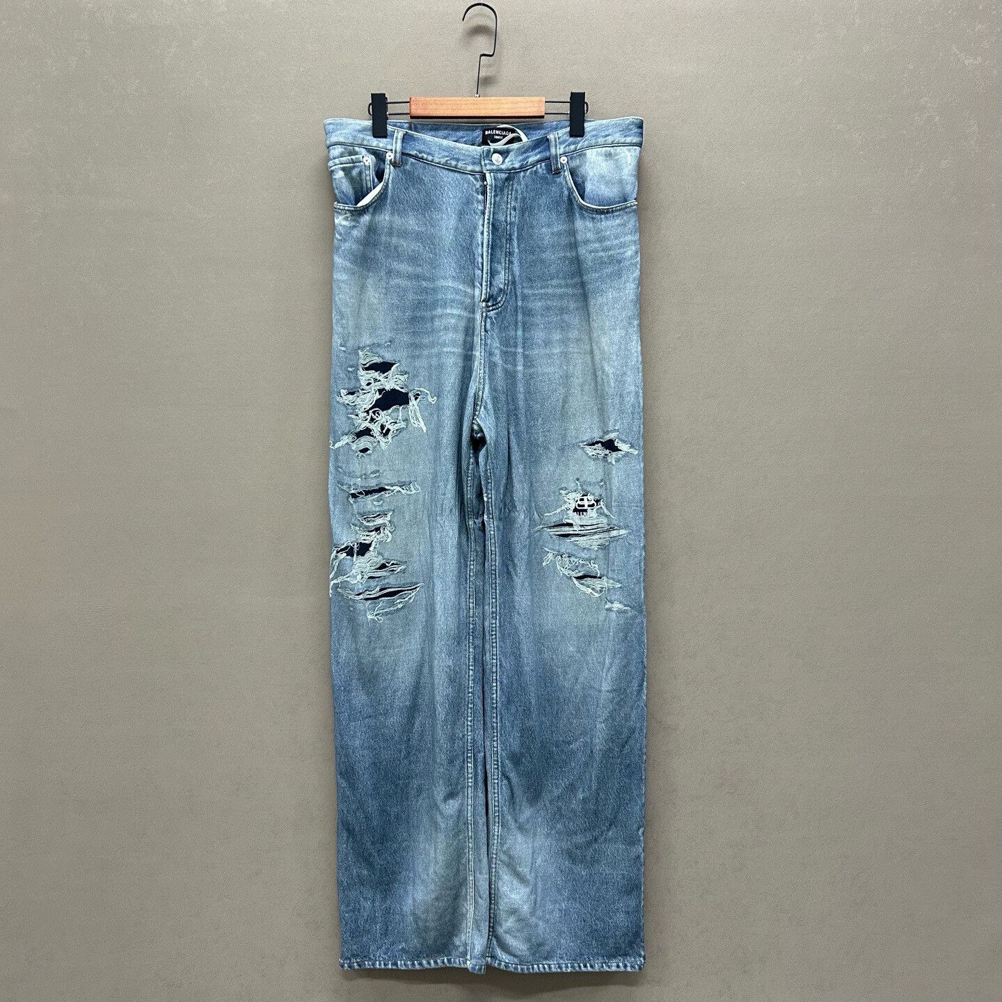 Balenciaga Balenciaga Distressed Denim Jeans Size S Size US 30 / EU 46 - 2 Thumbnail