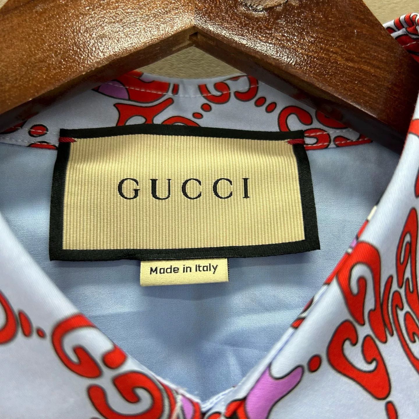 Gucci Gucci Heart GG Print Shirt Size S Size US S / EU 44-46 / 1 - 4 Thumbnail
