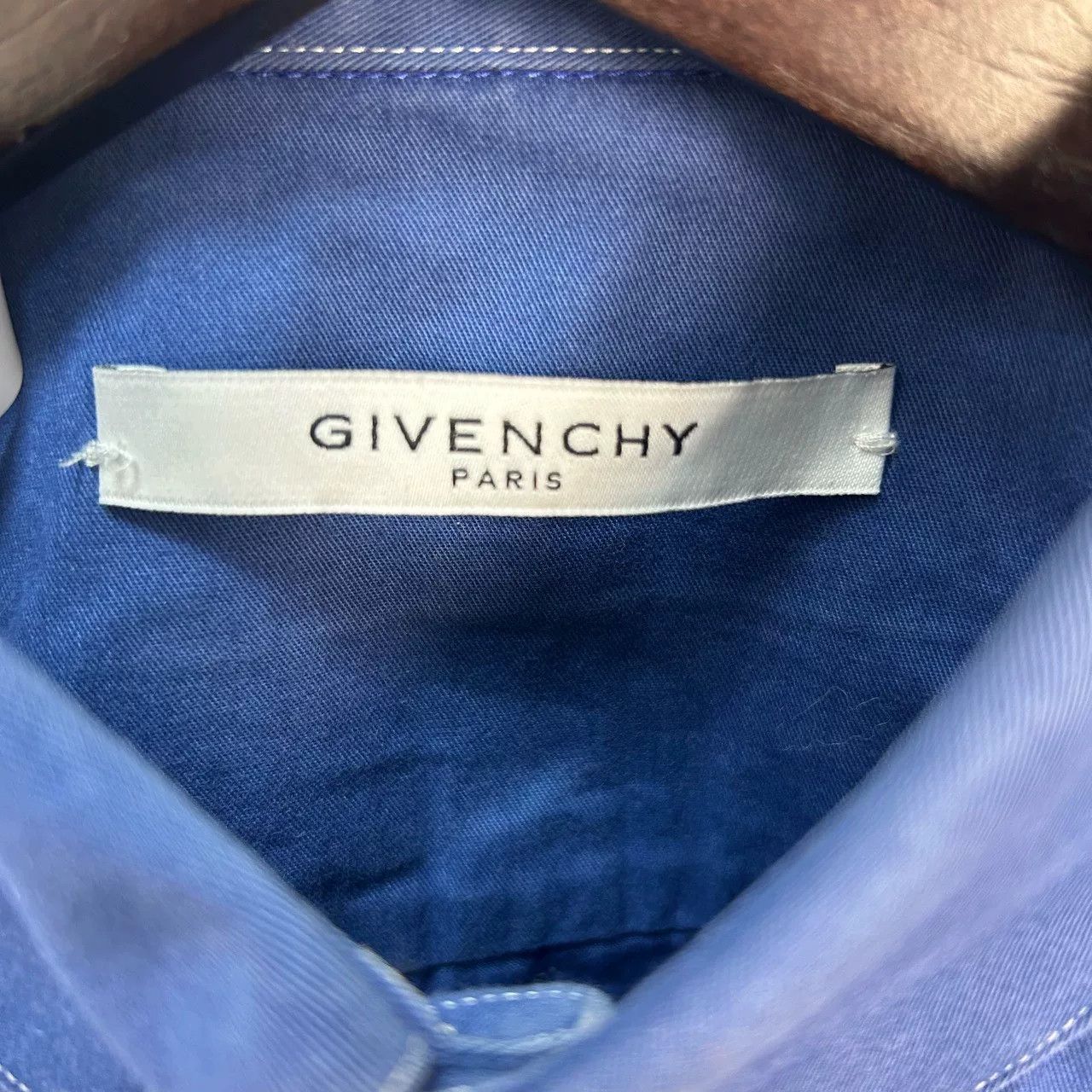 Givenchy Givenchy Blue Button-Up Shirt Size S Size US S / EU 44-46 / 1 - 4 Thumbnail