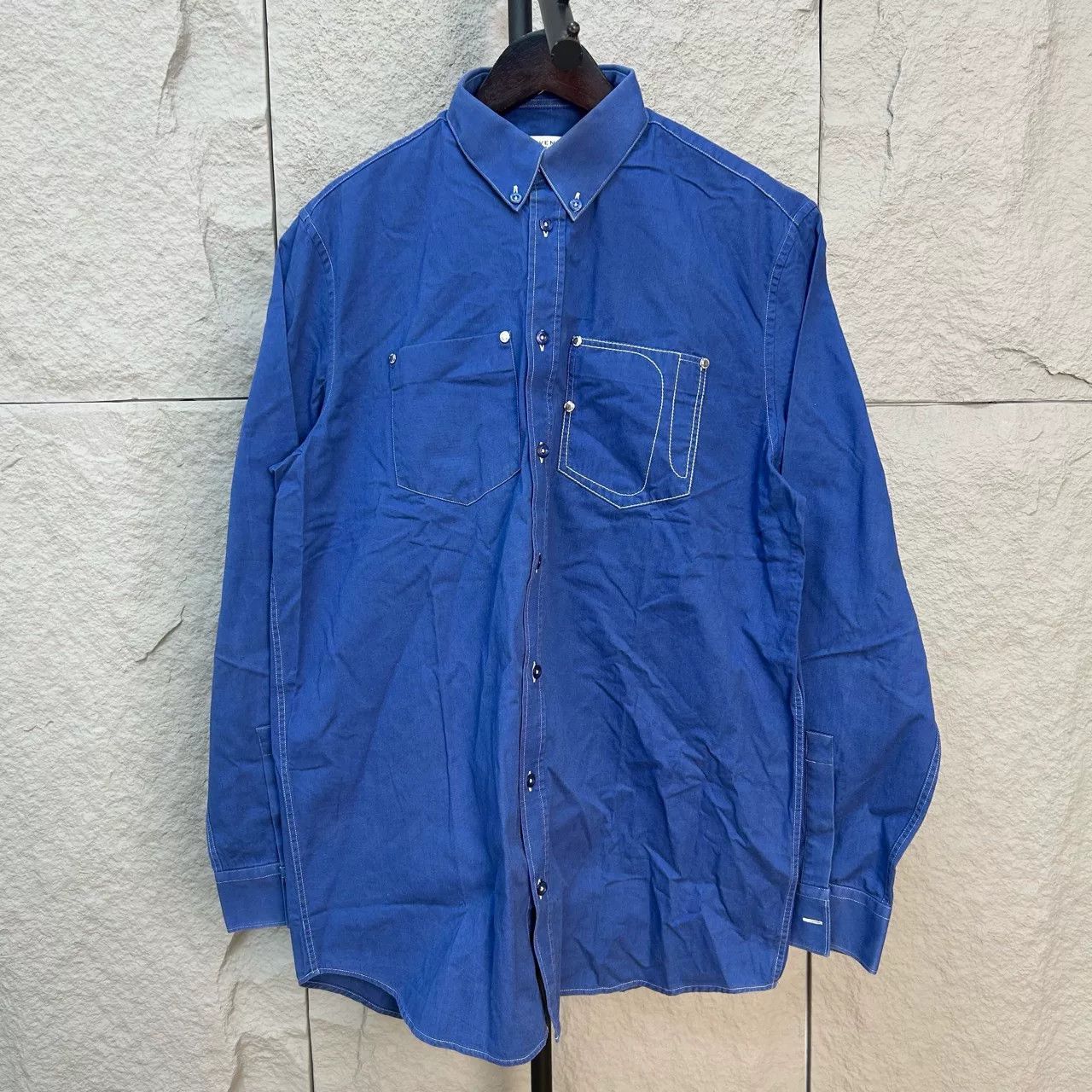 Givenchy Givenchy Blue Button-Up Shirt Size S Size US S / EU 44-46 / 1 - 2 Thumbnail