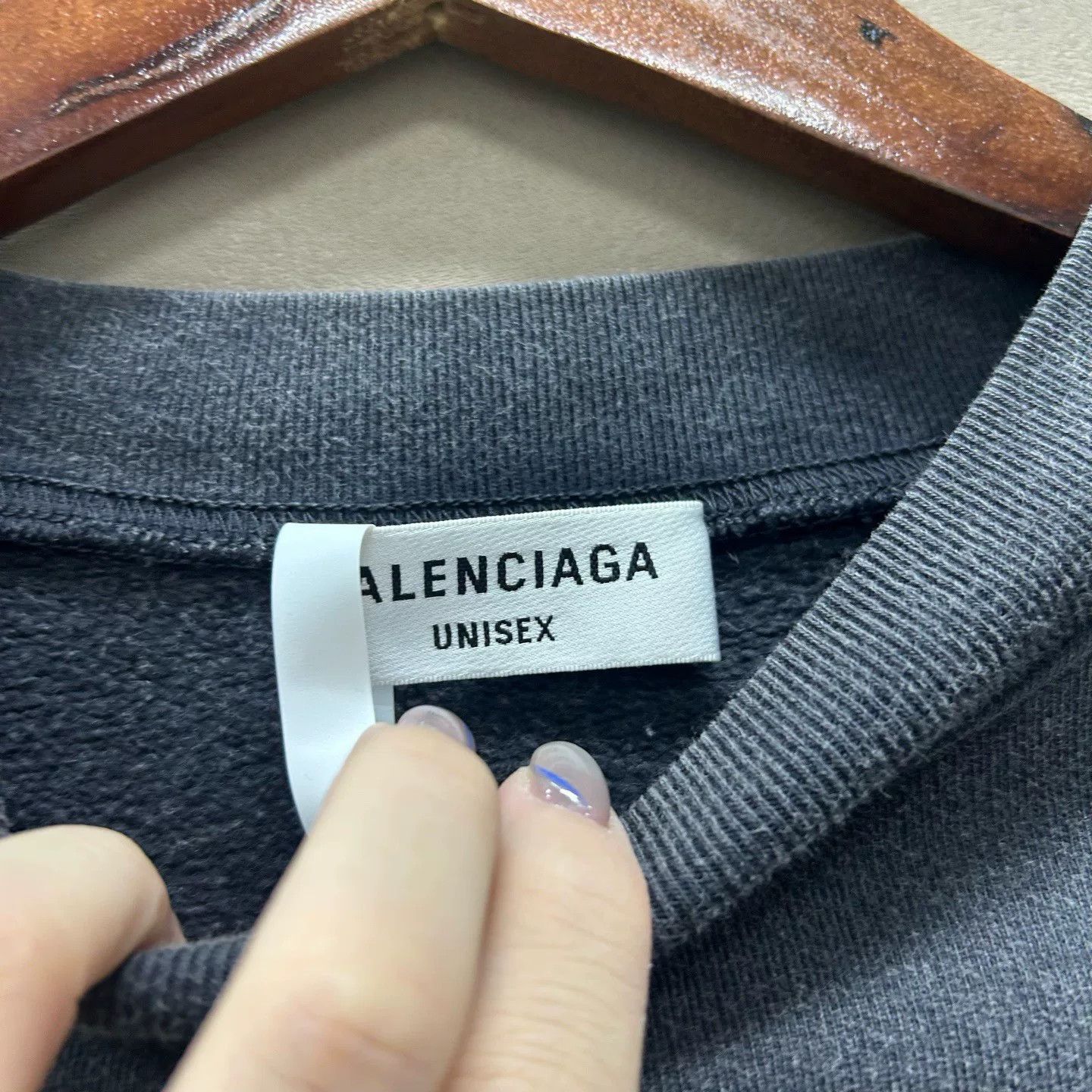 Balenciaga Balenciaga Strikethrough Logo Sweatshirt Size L Size US L / EU 52-54 / 3 - 4 Thumbnail
