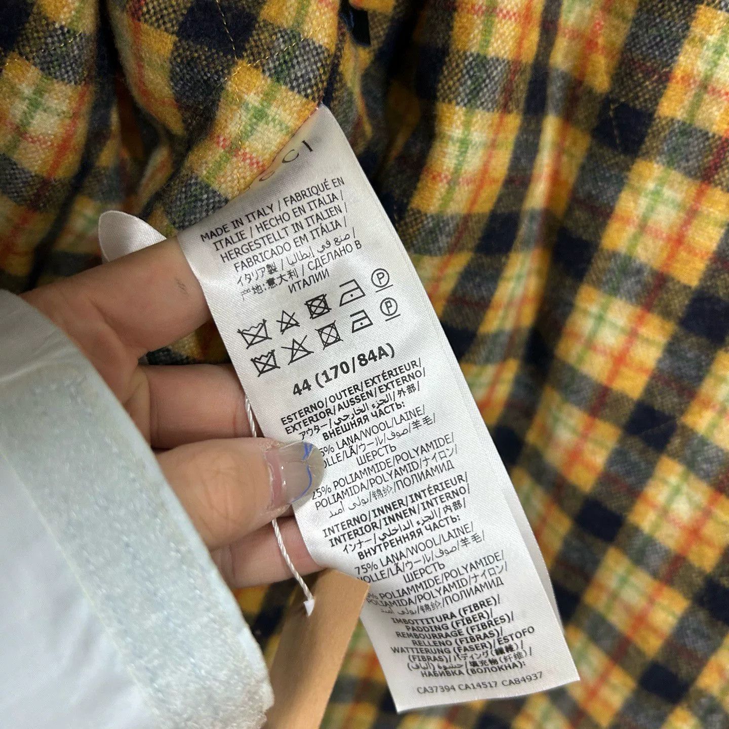 Gucci Gucci x Disney Plaid Wool Shirt Jacket Size 44 Size US S / EU 44-46 / 1 - 7 Thumbnail