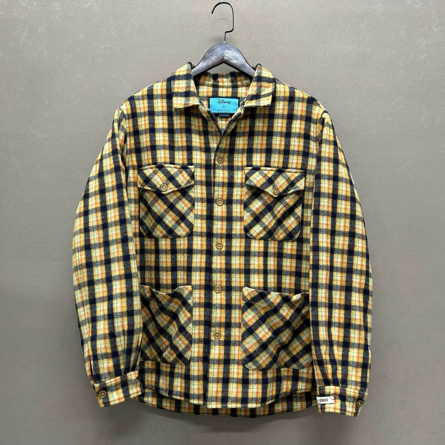 Gucci Gucci x Disney Plaid Wool Shirt Jacket Size 44 Size US S / EU 44-46 / 1 - 2 Thumbnail