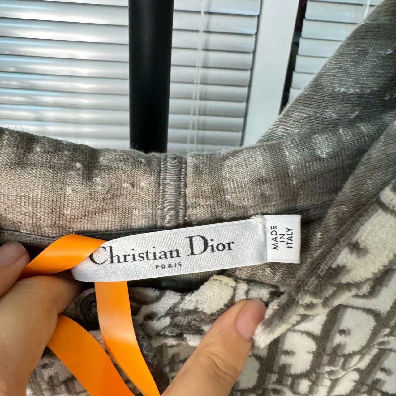Dior Dior Oblique Logo Short Sleeve Hoodie Size S Size US S / EU 44-46 / 1 - 4 Thumbnail