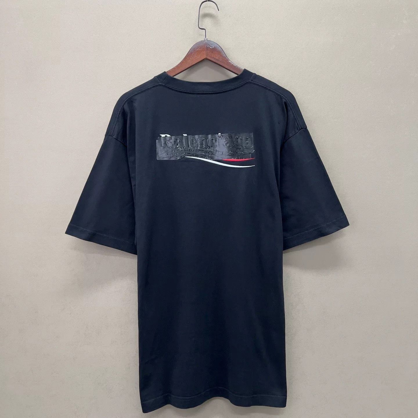 Balenciaga Balenciaga Tape Logo T-Shirt Size M Size US M / EU 48-50 / 2 - 5 Thumbnail