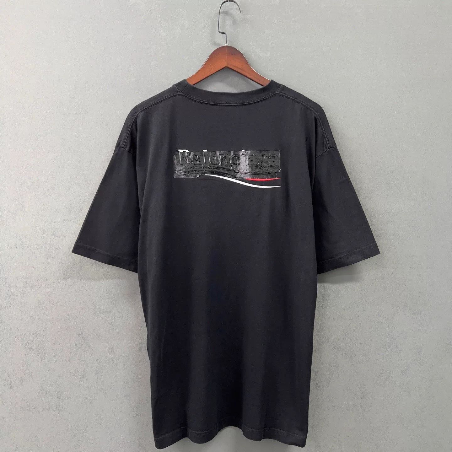Balenciaga Balenciaga Tape Logo T-Shirt Size M Size US M / EU 48-50 / 2 - 3 Thumbnail