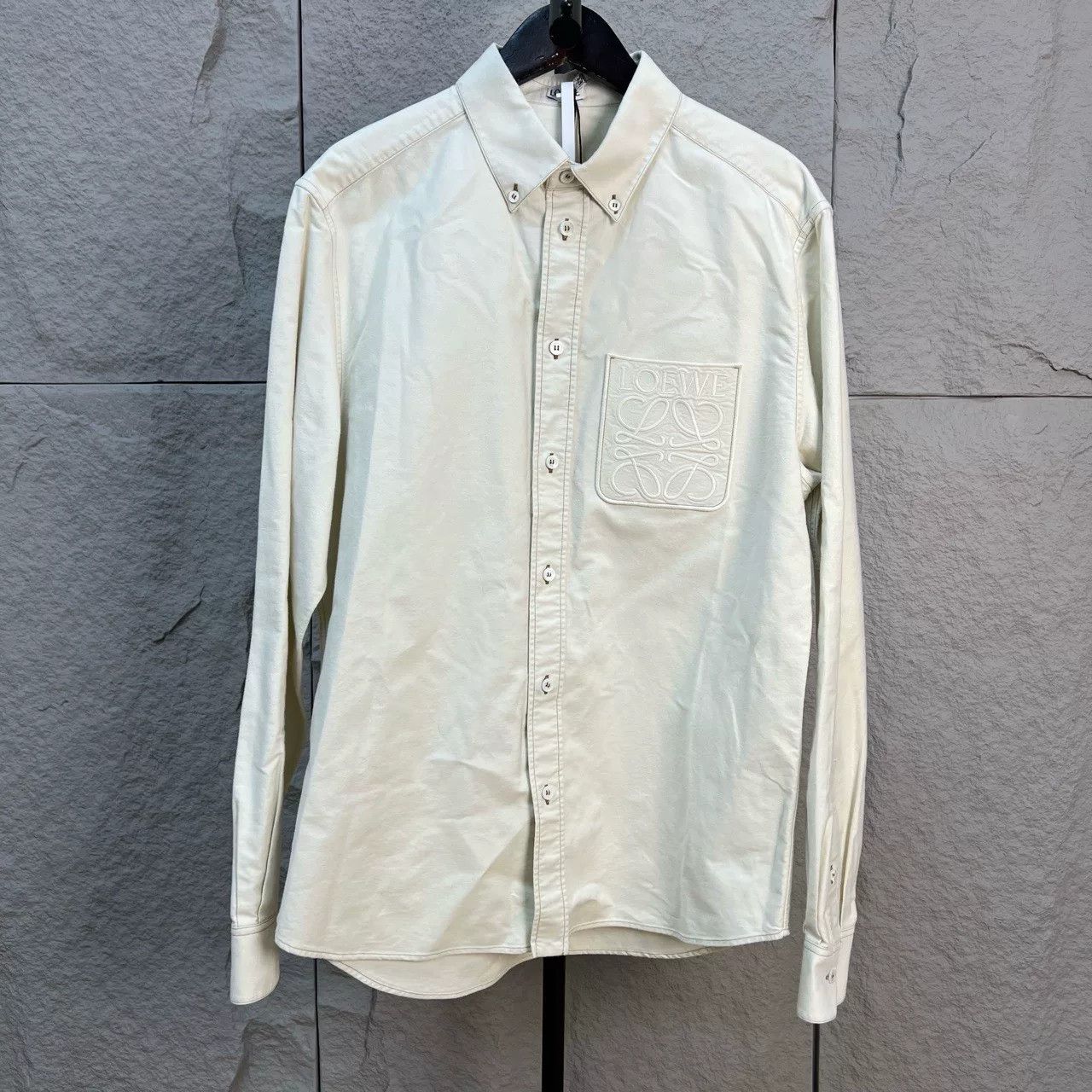 Loewe Loewe Embroidered Logo Denim Shirt Size S Size US S / EU 44-46 / 1 - 2 Thumbnail