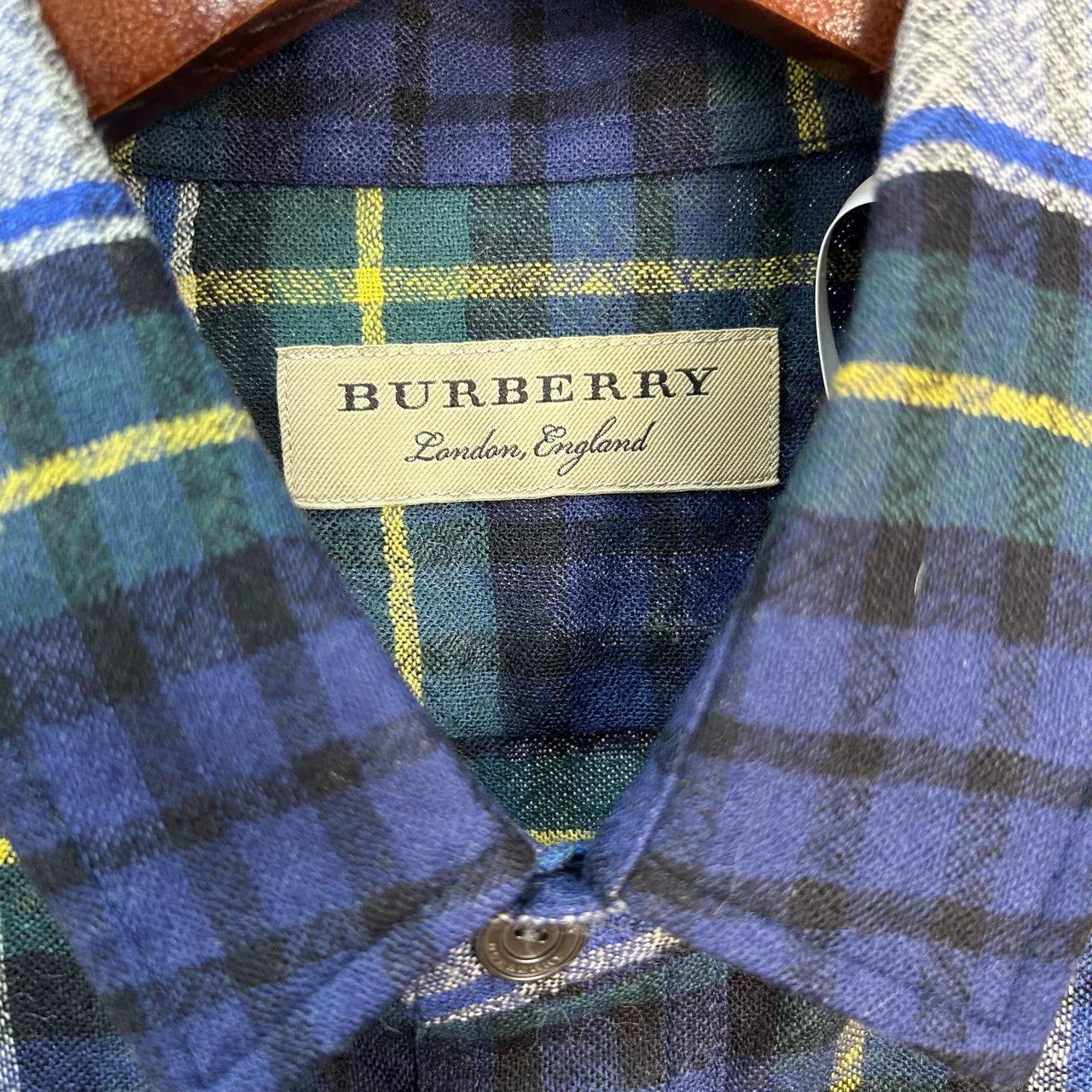 Burberry Burberry Plaid Wool Shirt Size M Size US M / EU 48-50 / 2 - 4 Thumbnail