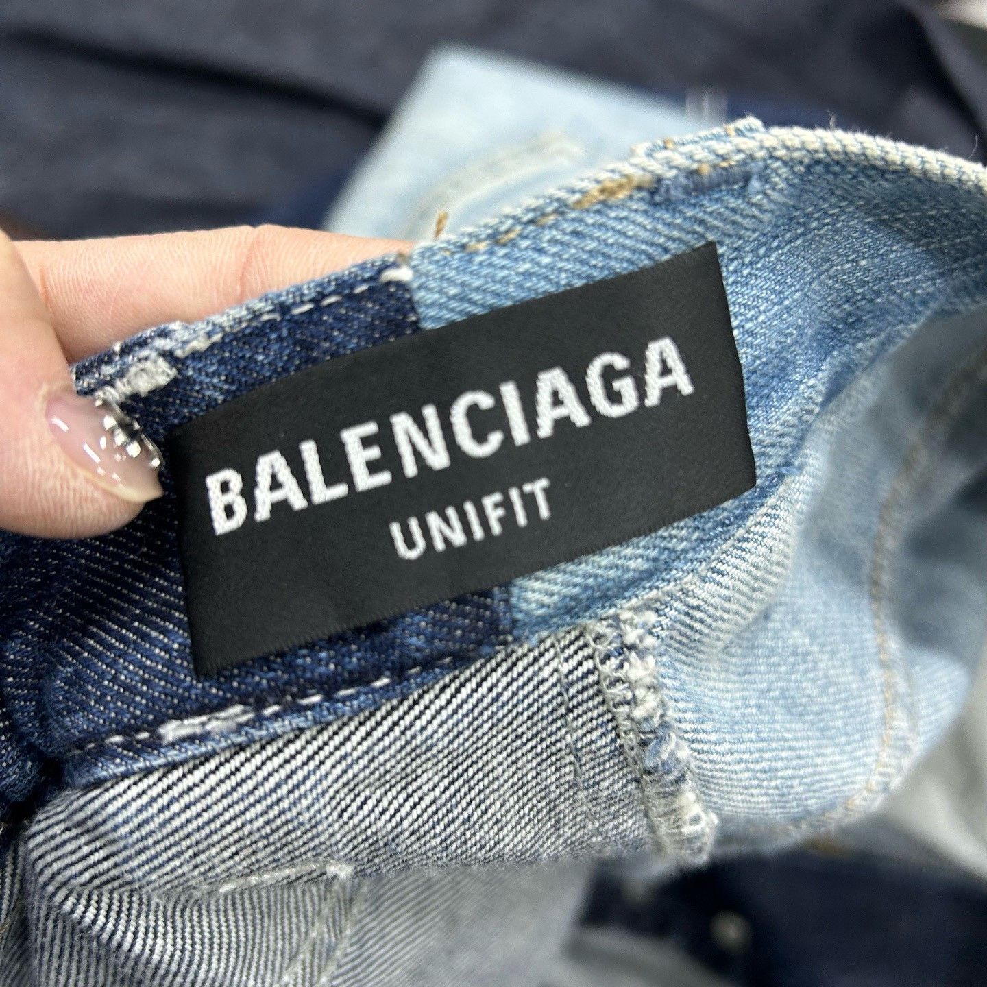 Balenciaga Balenciaga Spliced Denim Jeans Size 30 Size US 30 / EU 46 - 4 Thumbnail