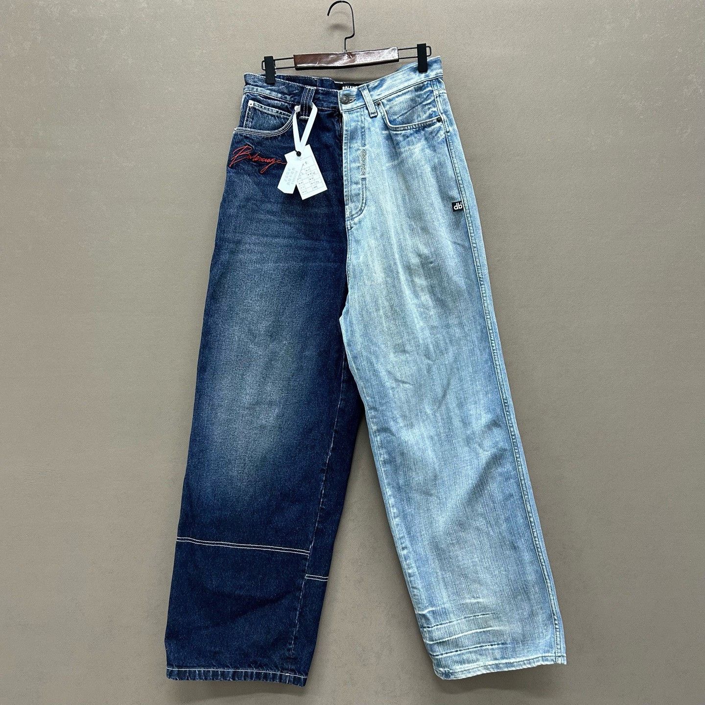 Balenciaga Balenciaga Spliced Denim Jeans Size 30 Size US 30 / EU 46 - 2 Thumbnail