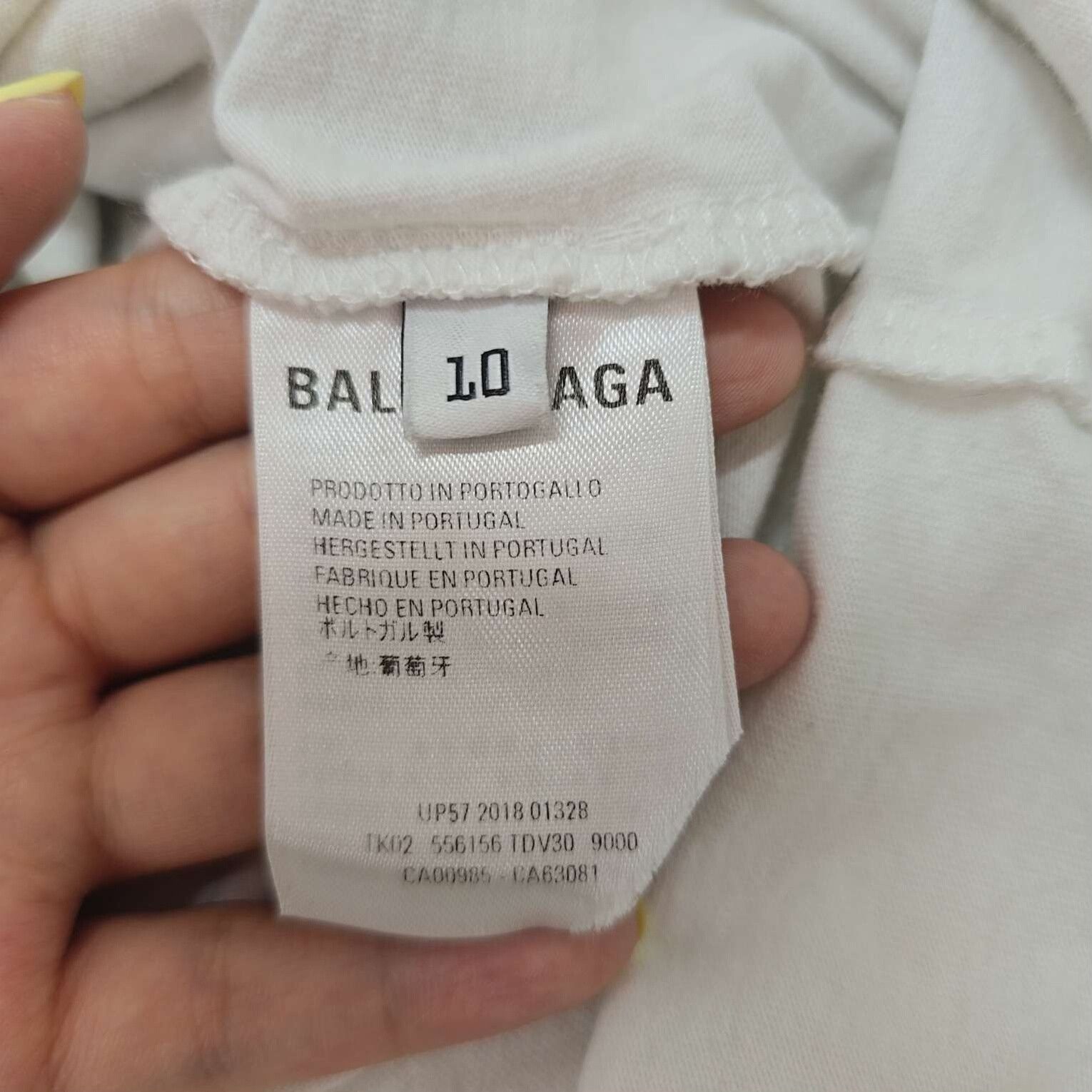 Balenciaga Balenciaga Earth Graphic Long Sleeve T-Shirt Size L Size US L / EU 52-54 / 3 - 5 Thumbnail
