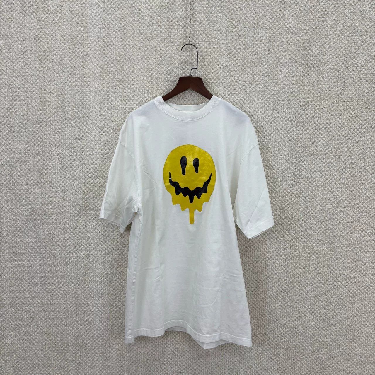 Balenciaga Balenciaga Melting Smiley T-Shirt XXS Size US XXS / EU 40 - 2 Thumbnail