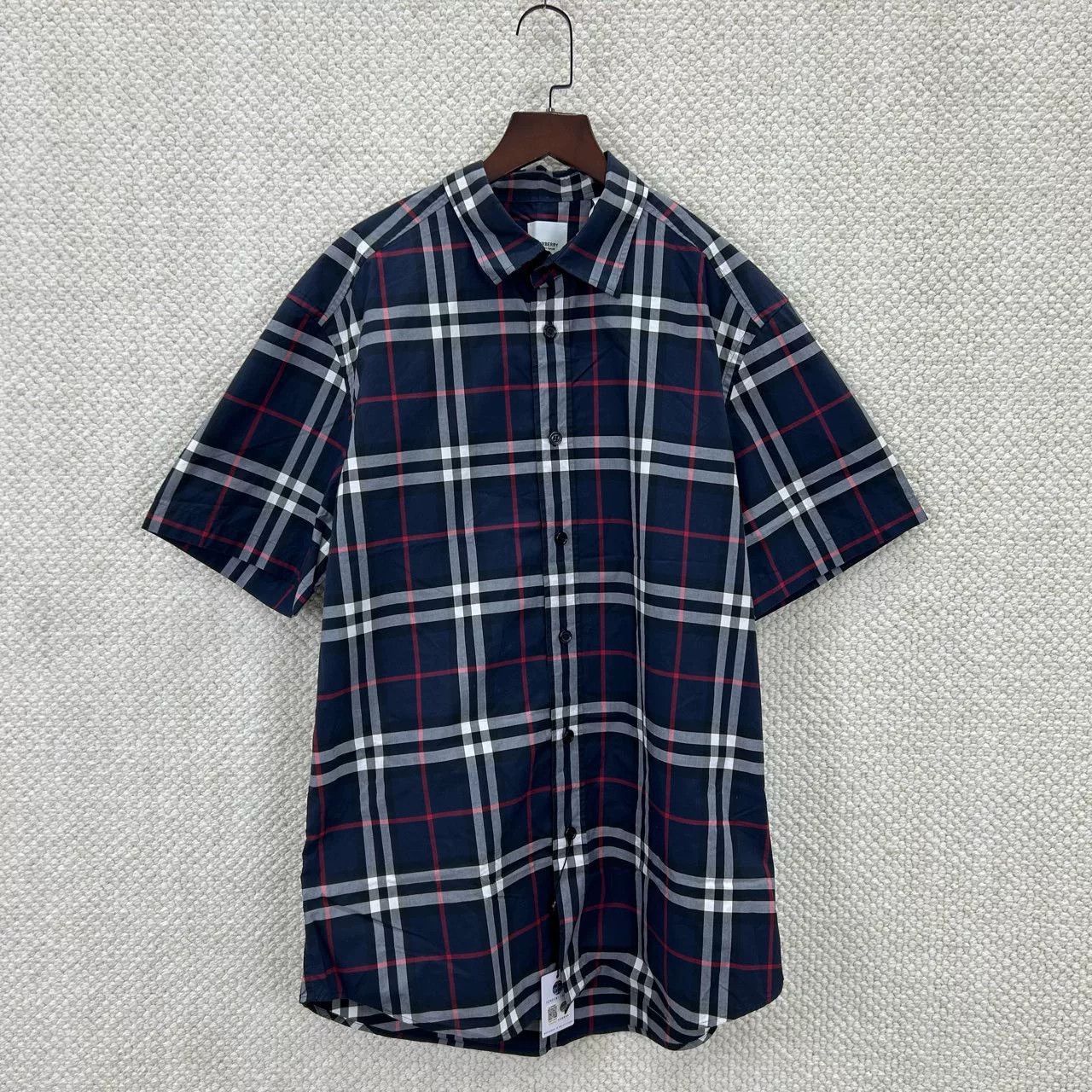 Burberry Burberry Check Short Sleeve Shirt Size L Size US L / EU 52-54 / 3 - 2 Thumbnail