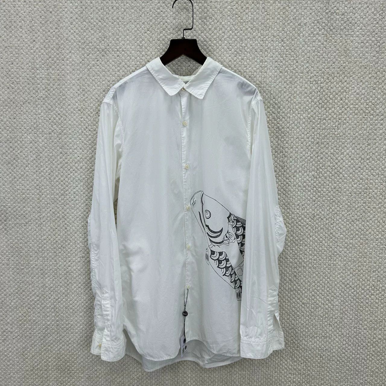 Visvim visvim Hand Painted Carp Shirt Size 3 Size US L / EU 52-54 / 3 - 2 Thumbnail