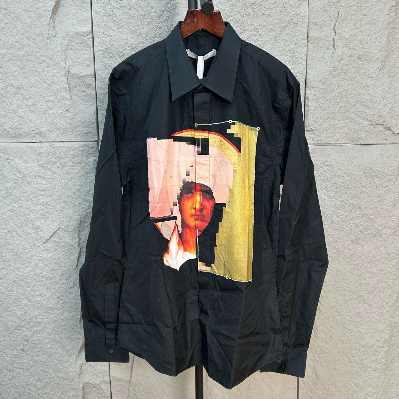 Givenchy Givenchy Mosaic Madonna Long Sleeve Shirt Size M Size US M / EU 48-50 / 2 - 2 Thumbnail