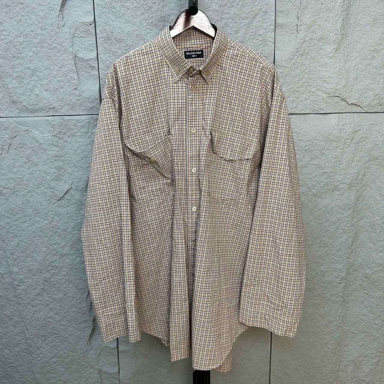 Balenciaga Balenciaga Checkered Button Up Shirt Size XS Size US XS / EU 42 / 0 - 2 Thumbnail