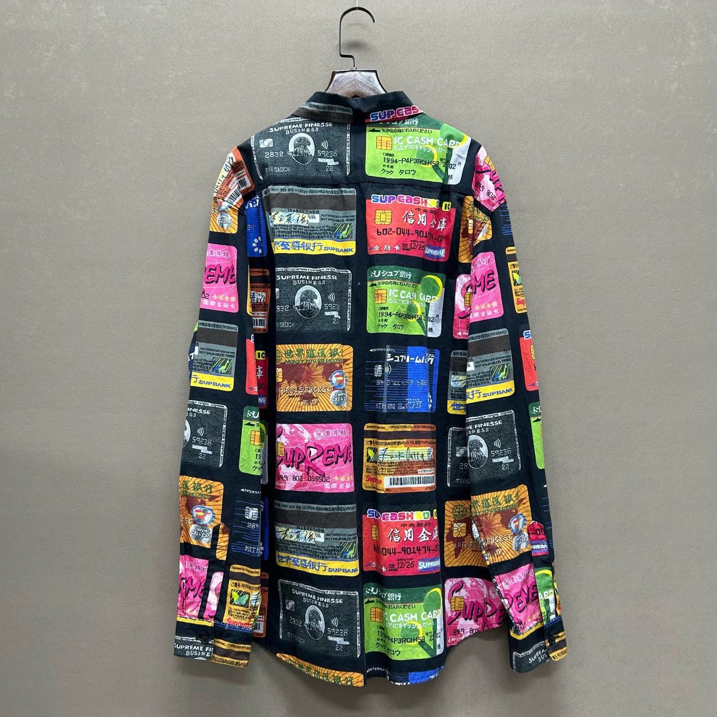 Supreme Supreme Credit Cards Button Up Shirt Size L Size US L / EU 52-54 / 3 - 3 Thumbnail