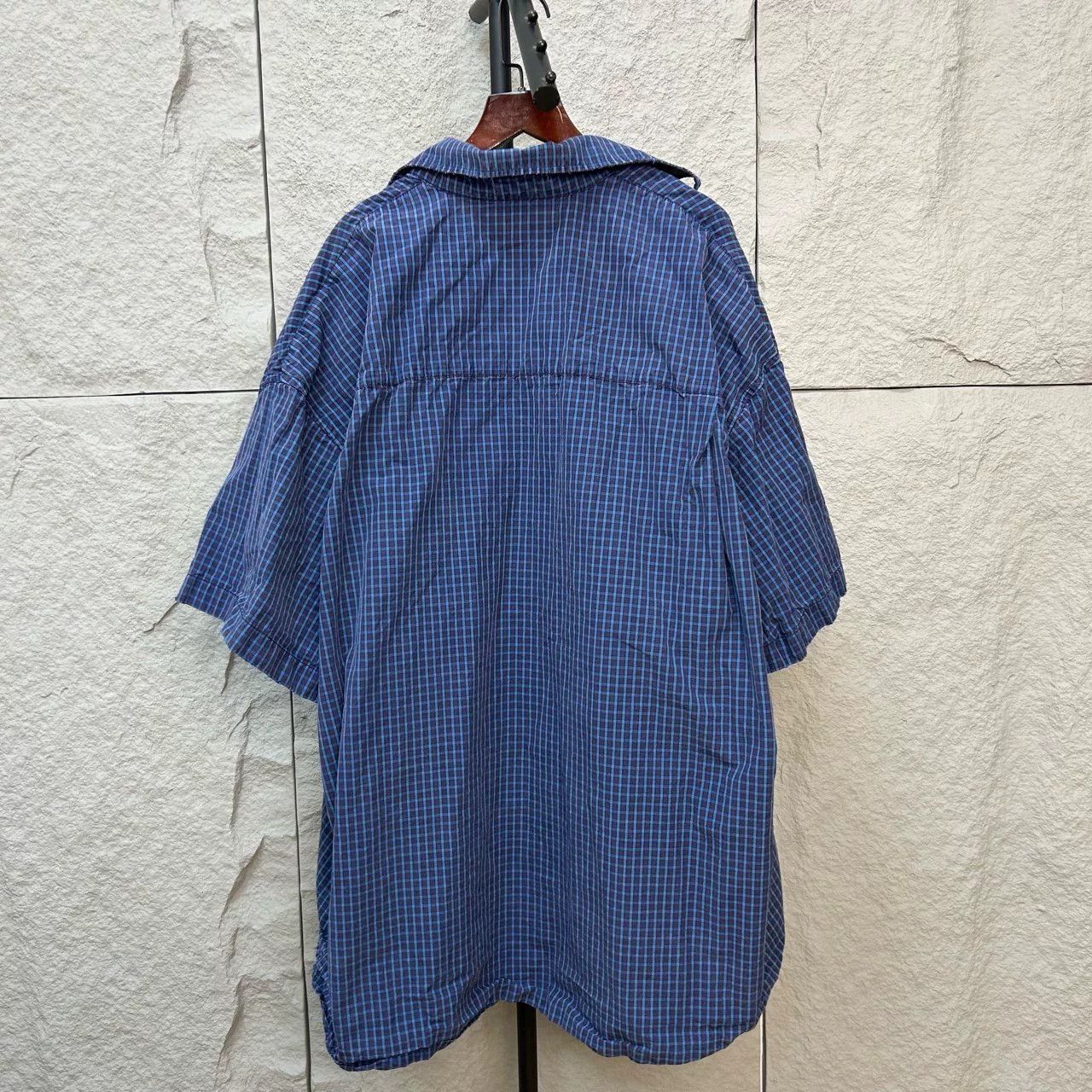 Balenciaga Balenciaga Flame Plaid Button Up Shirt Size M Size US M / EU 48-50 / 2 - 3 Thumbnail