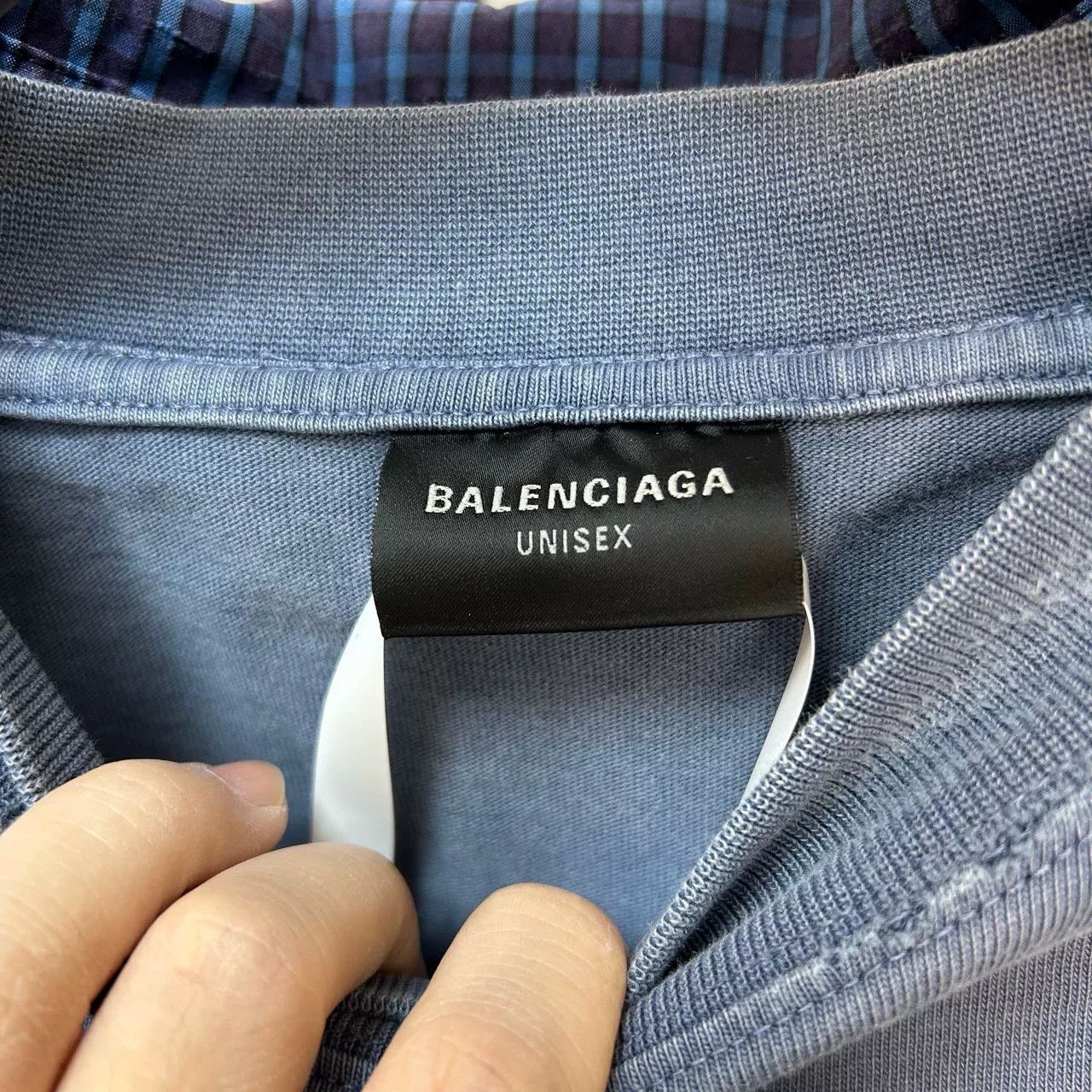 Balenciaga Balenciaga Flame Plaid Button Up Shirt Size M Size US M / EU 48-50 / 2 - 4 Thumbnail
