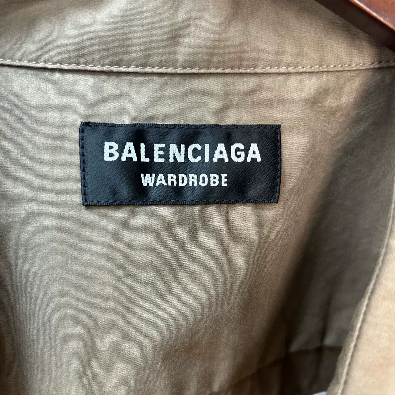 Balenciaga Balenciaga Logo Embroidery Button Up Shirt Size S Size US S / EU 44-46 / 1 - 4 Thumbnail